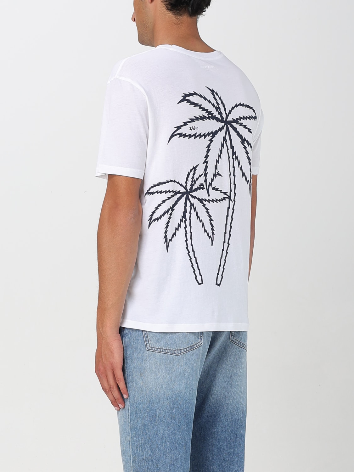 Tシャツ・カットソー ZADIG & VOLTAIRE Men T-shirt White JMTS01710 107 ZADIG & VOLTAIRE: T-shirt men - White | Zadig & Voltaire t
