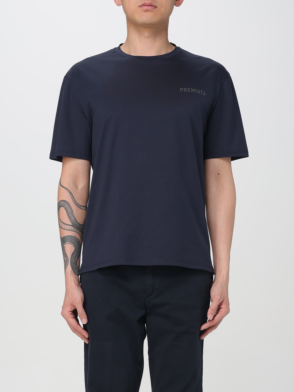 PREMIATA CAMISETA: Camiseta hombre Premiata, Azul Oscuro - Img 1