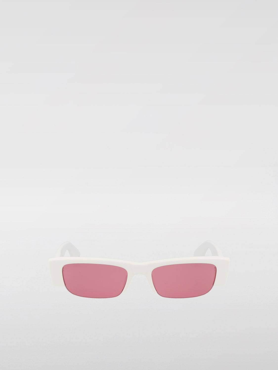 サングラス ALEXANDER MCQUEEN Woman Sunglasses White AM0404S 005 MCQUEEN: Sunglasses woman - White | McQueen sunglasses