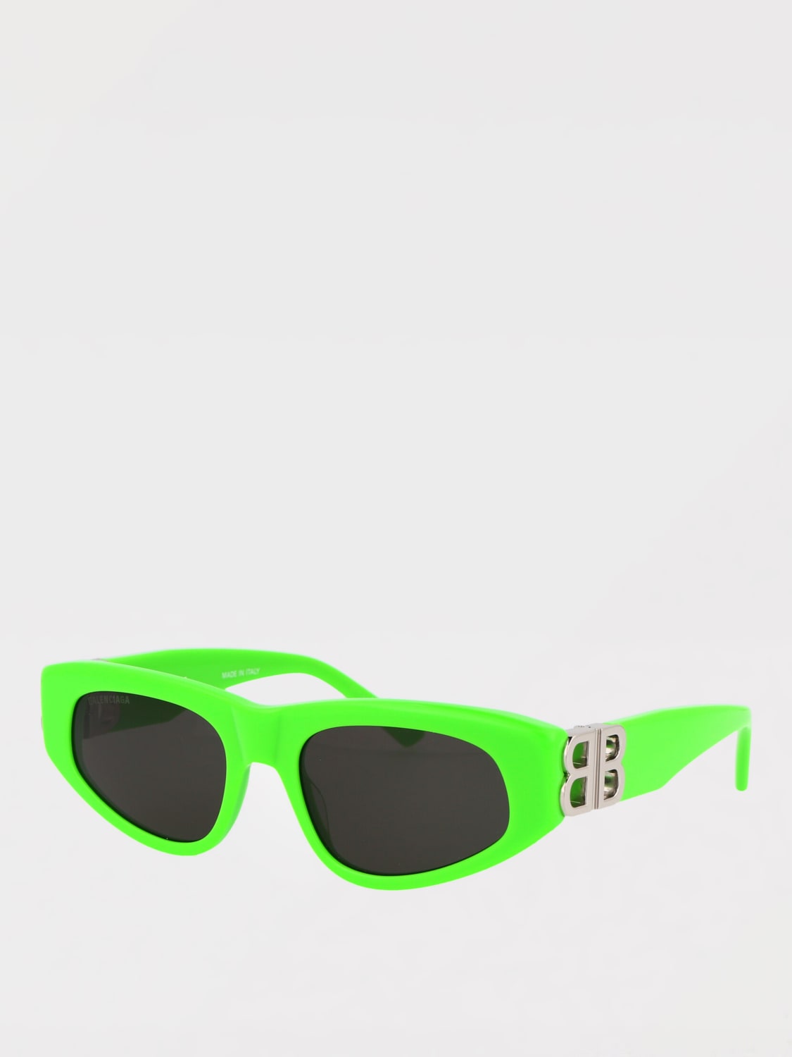 サングラス BALENCIAGA Woman Sunglasses Lime BB0095S 009 BALENCIAGA: Sunglasses woman - Lime | Balenciaga sunglasses