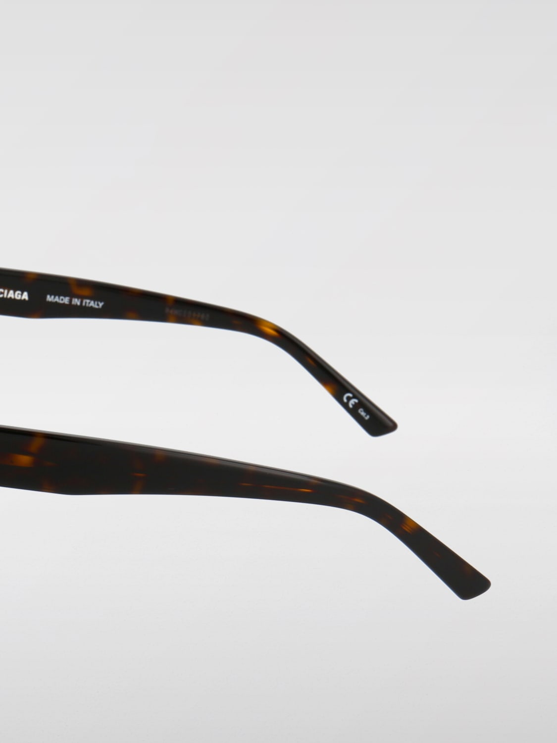 BALENCIAGA OCCHIALI DA SOLE: Occhiali da sole BB0102SA Balenciaga in acetato , Marrone - Img 3