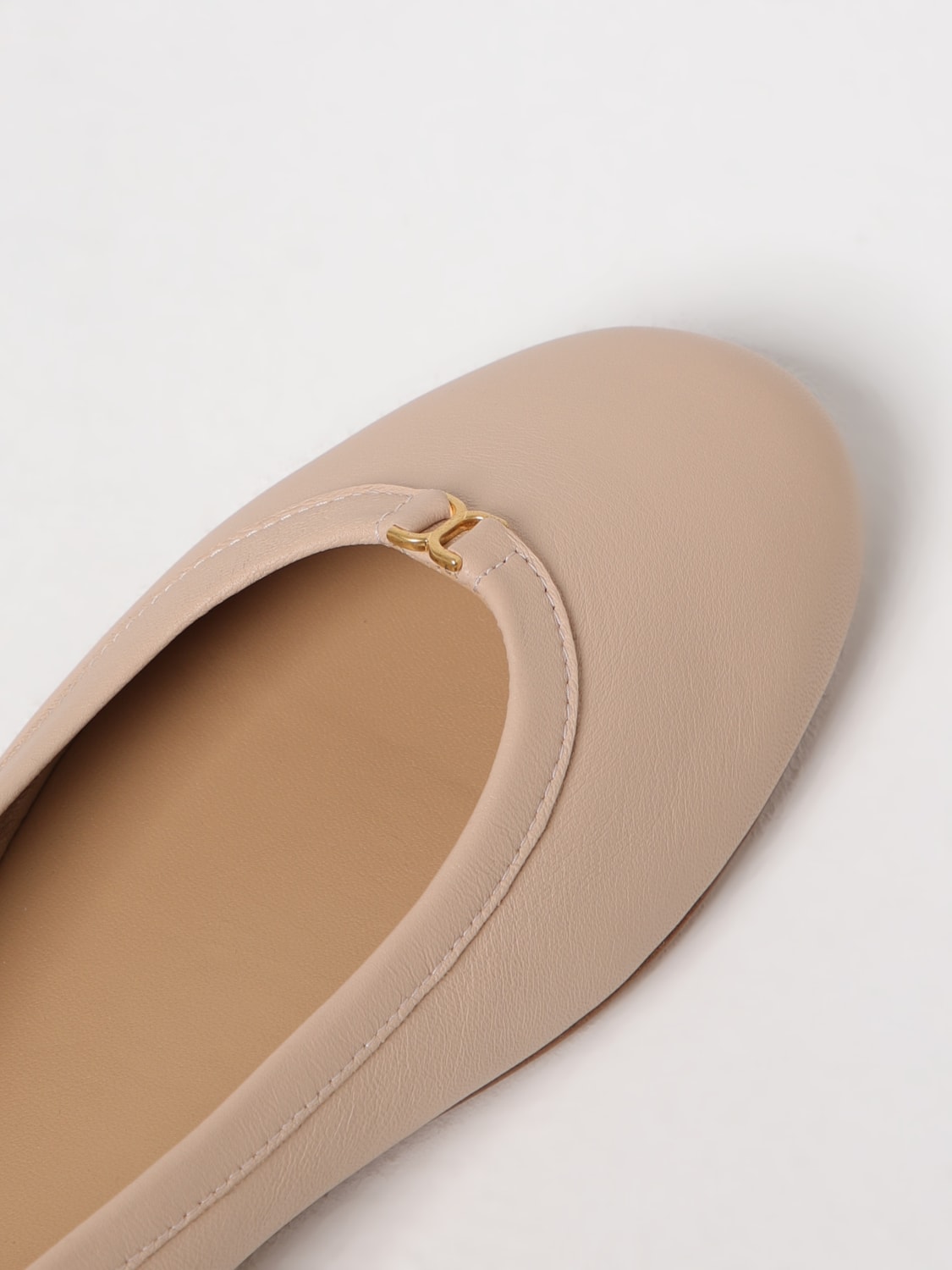 フラットシューズ CHLOE Woman Ballet flats Nude CHC24S973H7 6J2 CHLOÉ: Shoes woman - Nude | Chloé ballet flats CHC24S973H7
