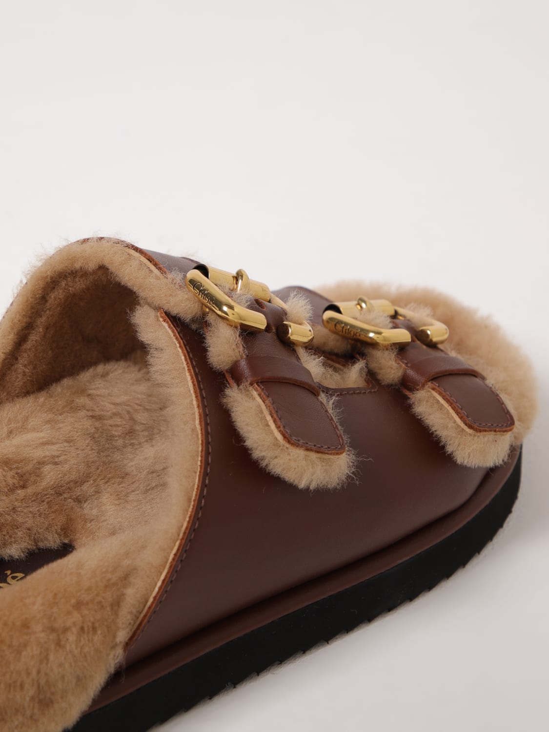 CHLOÉ HEELED SANDAL: Shoes woman ChloÉ, Brown - Img 4