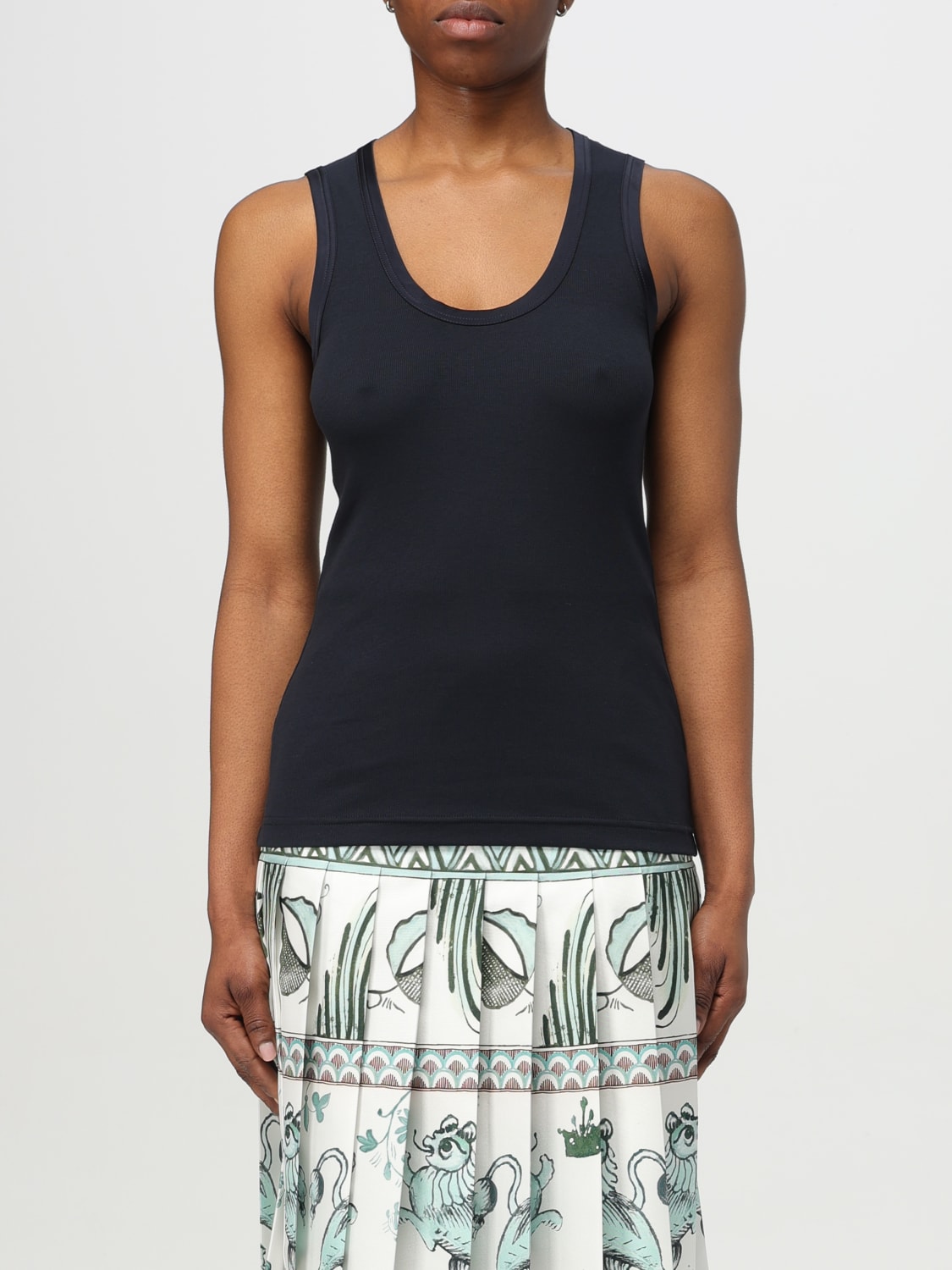 Tシャツ・カットソー FABIANA FILIPPI TOP (JED275F606L396) FABIANA FILIPPI：トップス レディース - ブルー | GIGLIO.COM