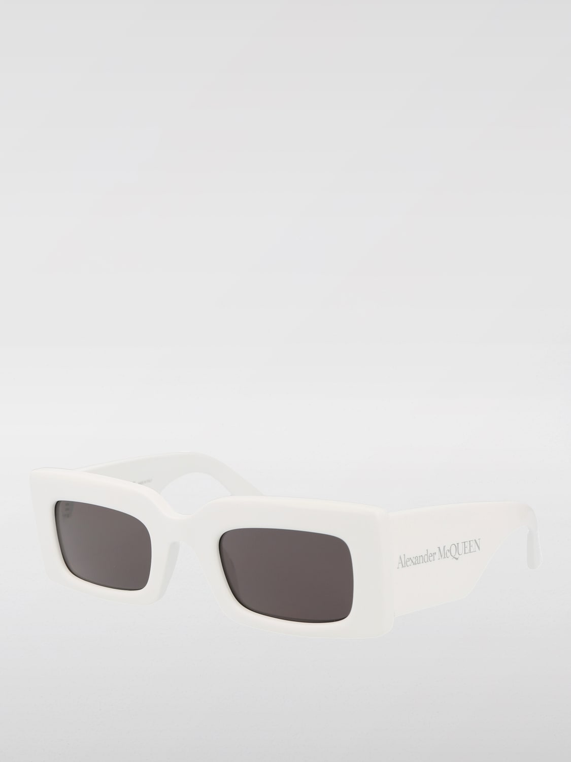 MCQUEEN: Sunglasses woman - White | McQueen sunglasses