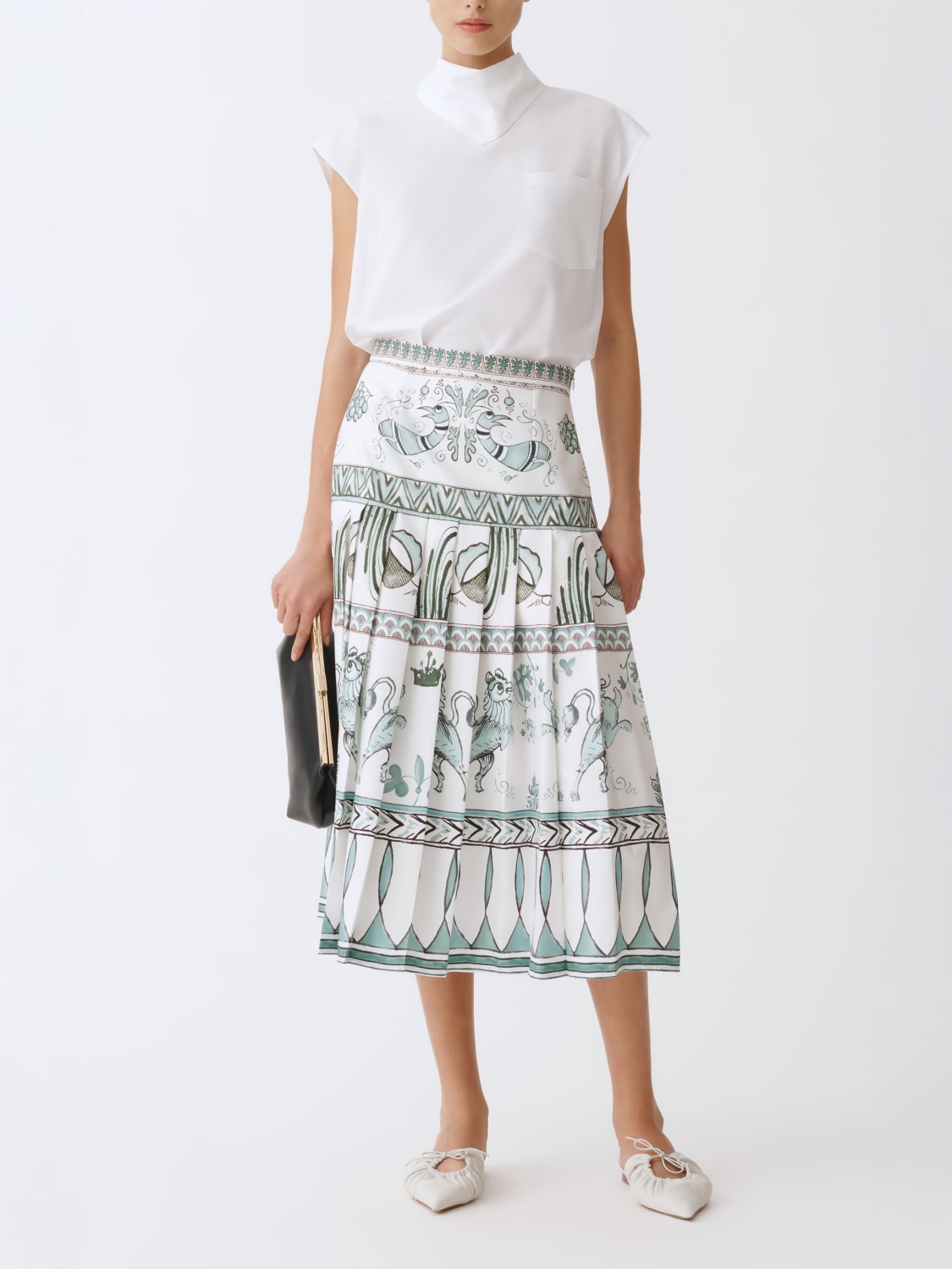スカート FABIANA FILIPPI Woman Skirt White GND275F843D860 VR1 FABIANA FILIPPI: Skirt woman - White | Fabiana Filippi skirt