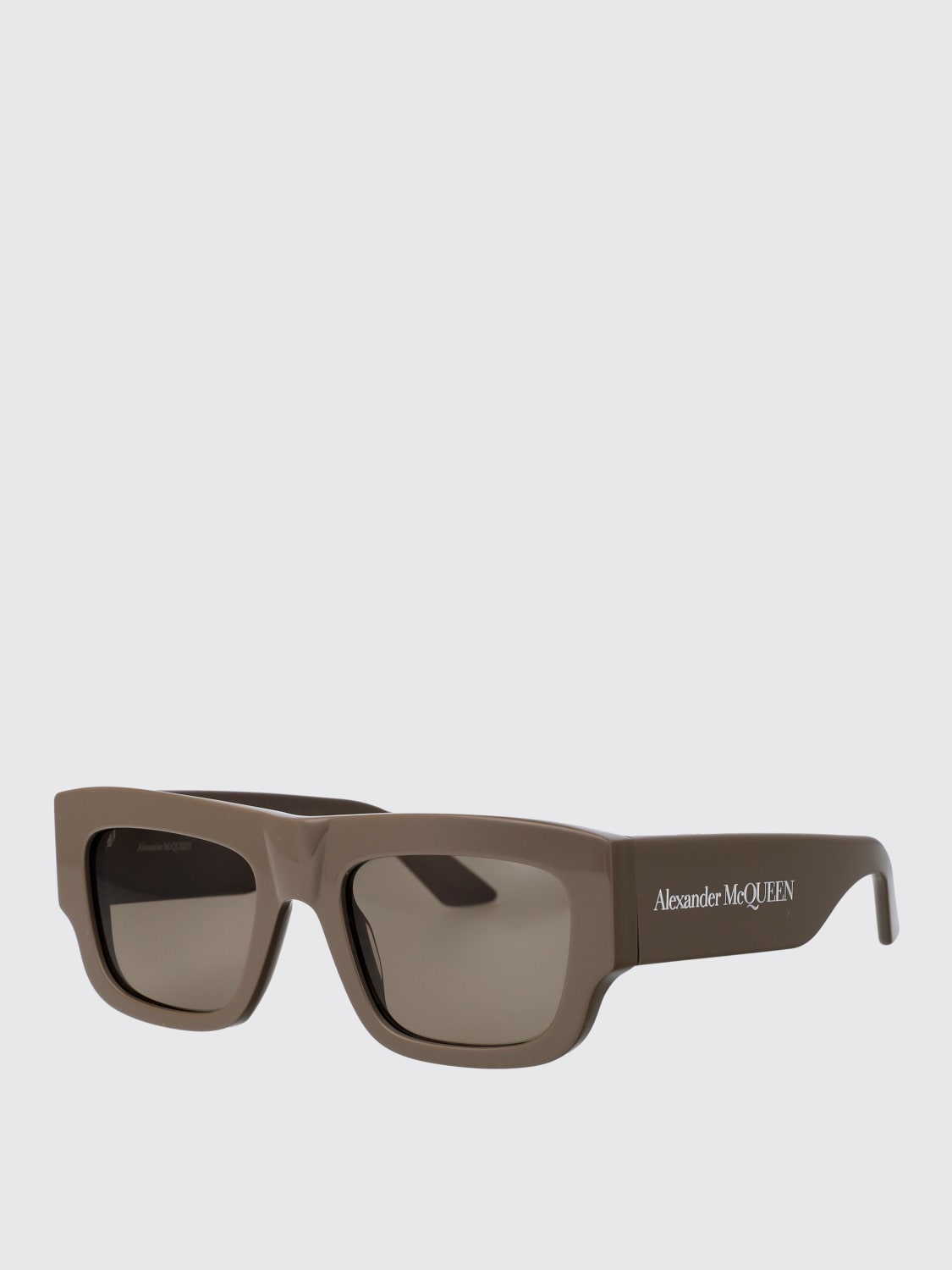 MCQUEEN SUNGLASSES: Sunglasses men McQueen, Brown - Img 1