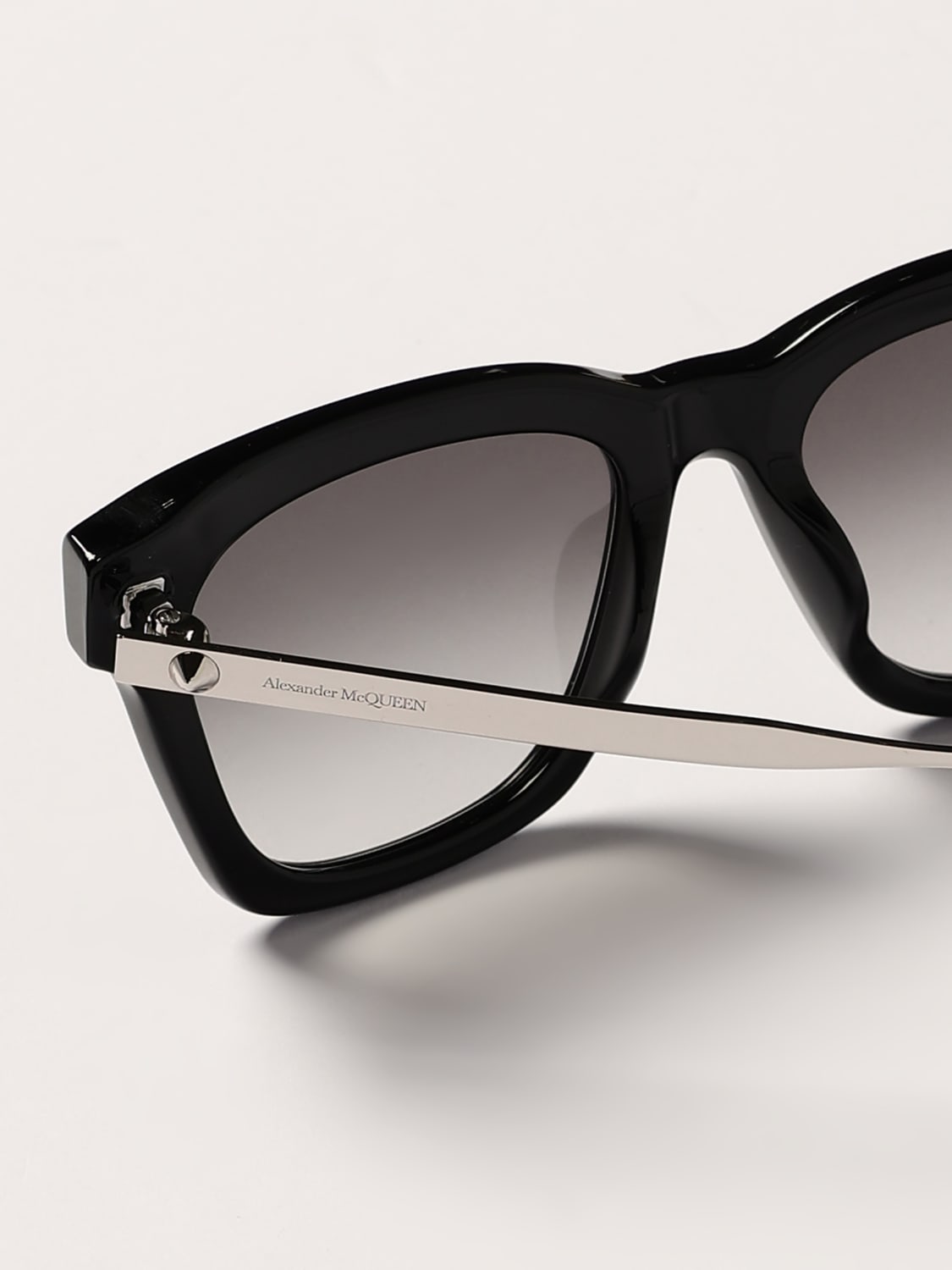MCQUEEN GAFAS DE SOL: Gafas de sol mujer McQueen, Negro - Img 5