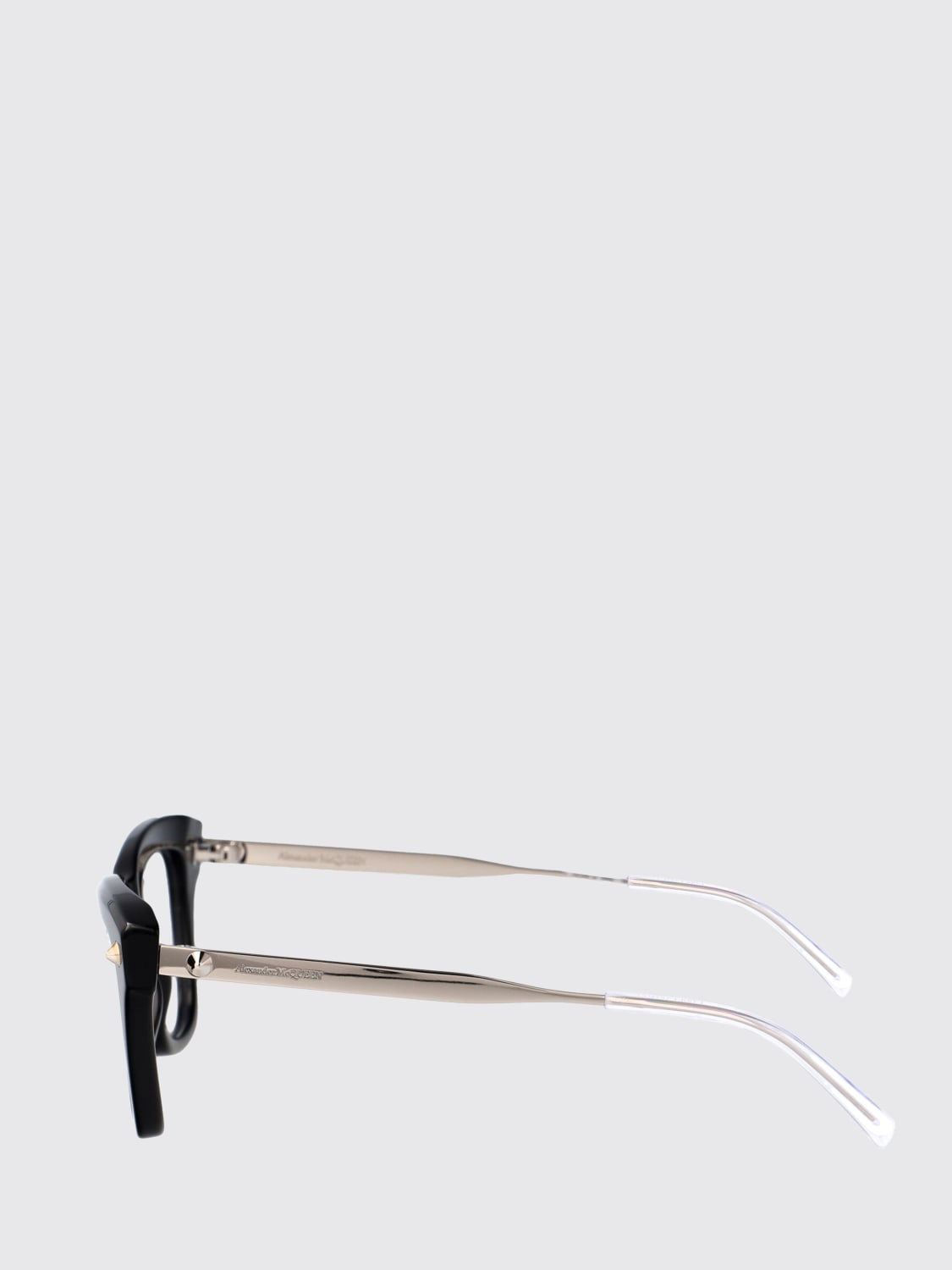 MCQUEEN OPTICAL FRAMES: Optical frames woman McQueen, Black - Img 4