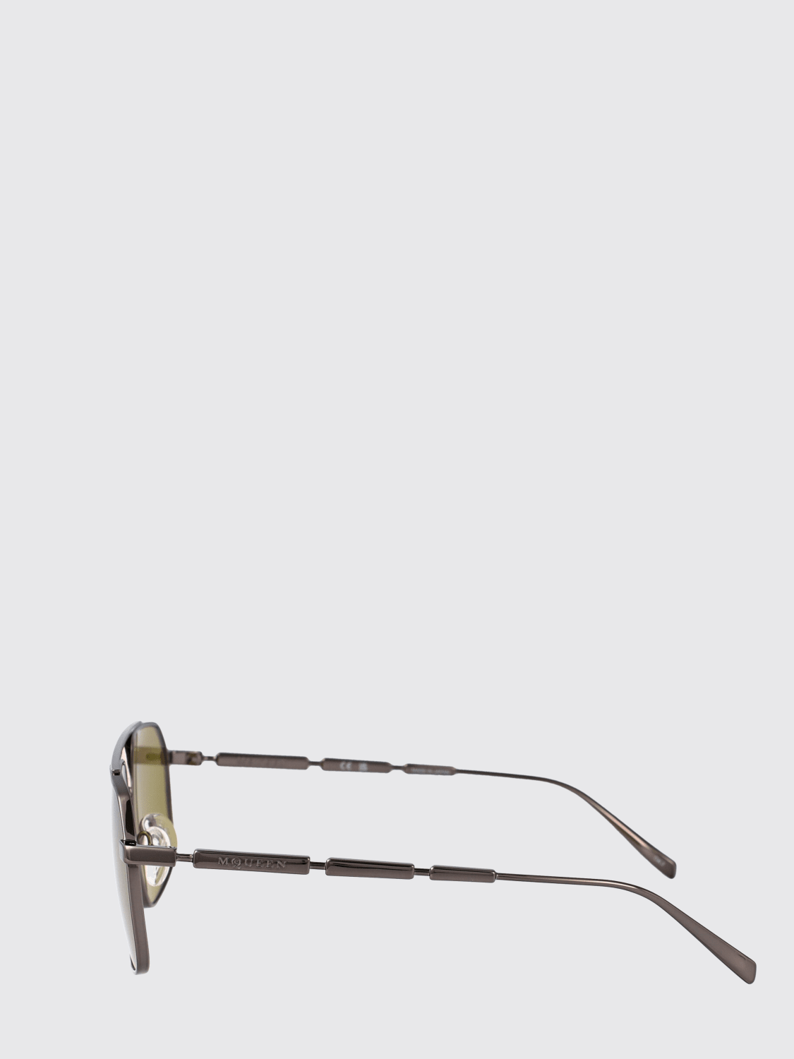 MCQUEEN SUNGLASSES: Sunglasses men McQueen, Yellow - Img 4