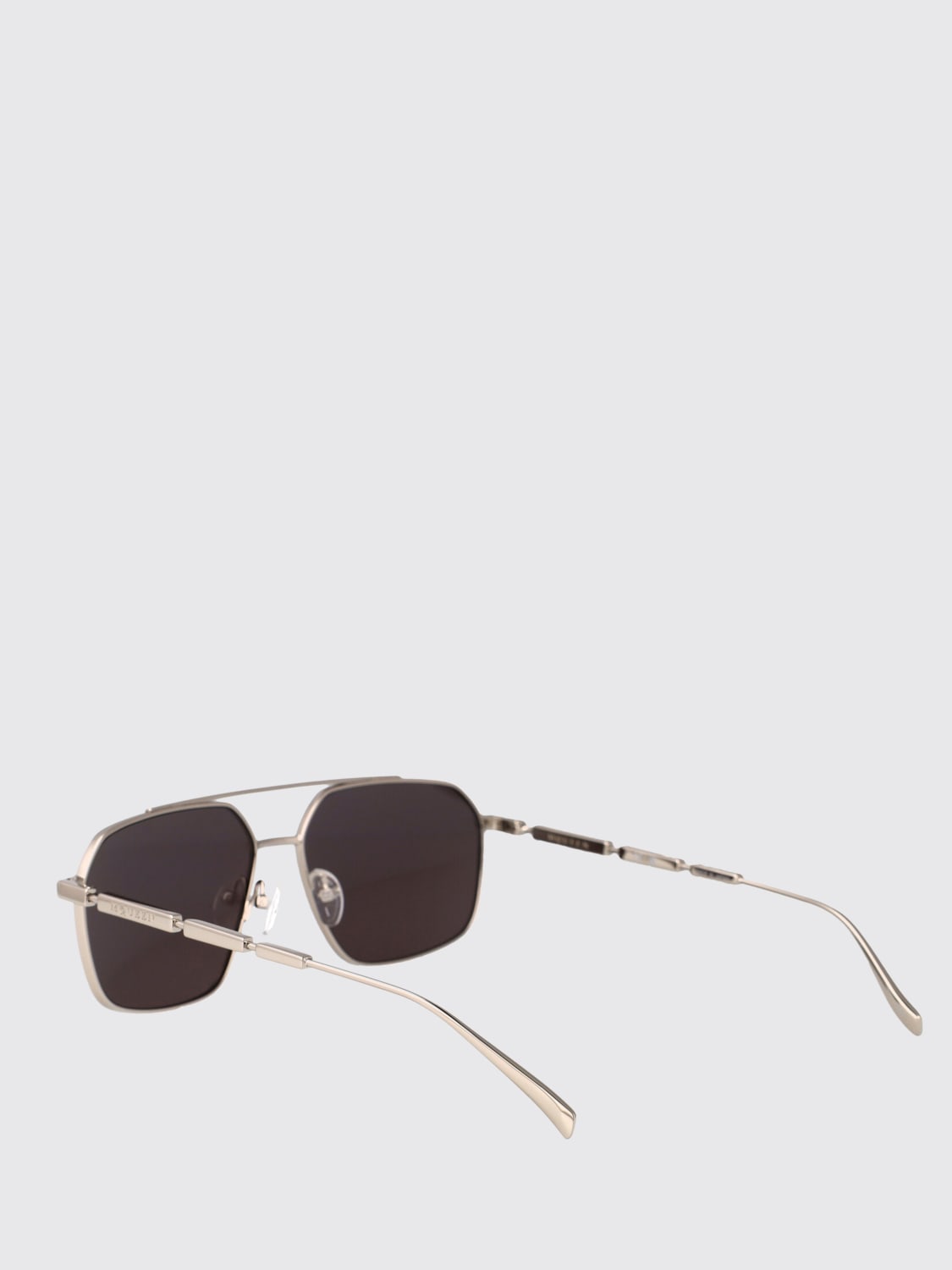 MCQUEEN SUNGLASSES: Sunglasses men McQueen, Silver - Img 3