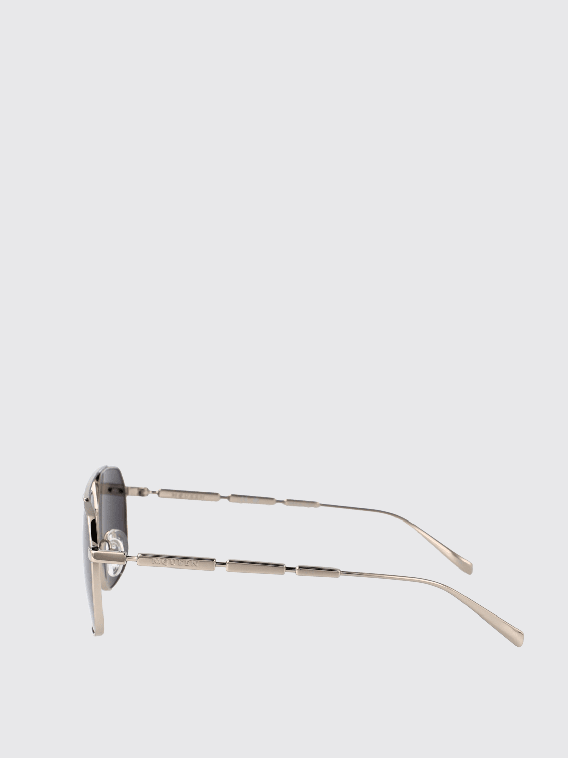 MCQUEEN SUNGLASSES: Sunglasses men McQueen, Silver - Img 4