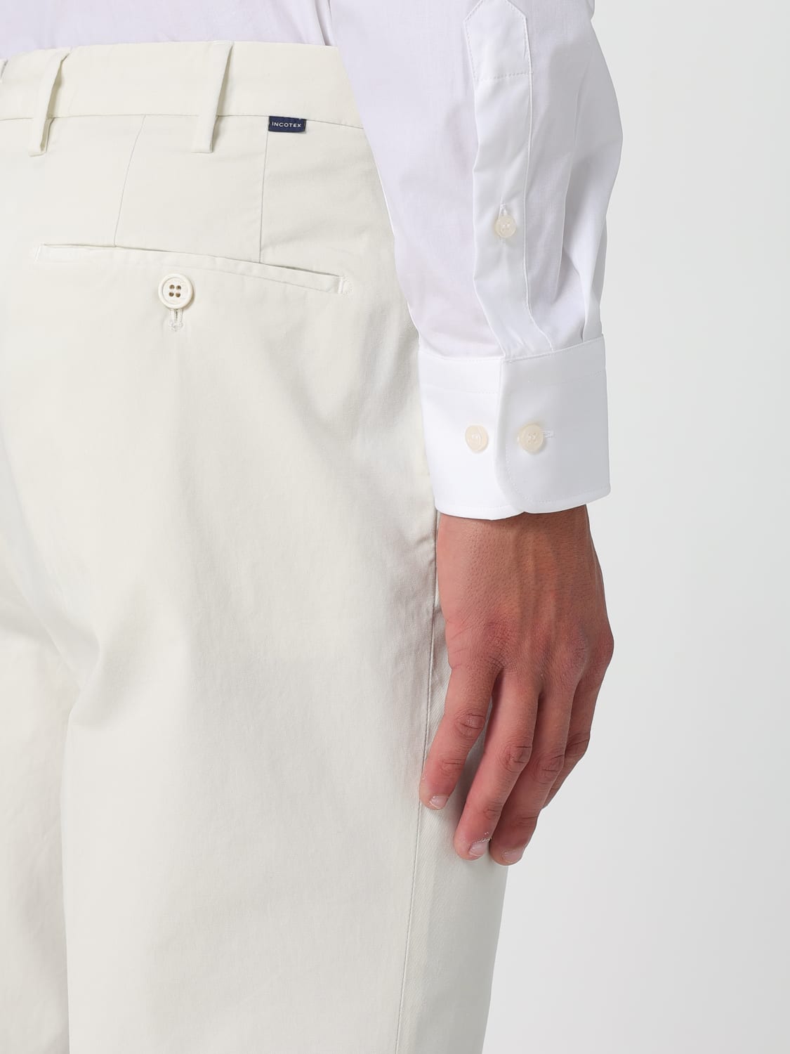 INCOTEX 팬츠: 팬츠 남성 Incotex, 블루 - Img 3