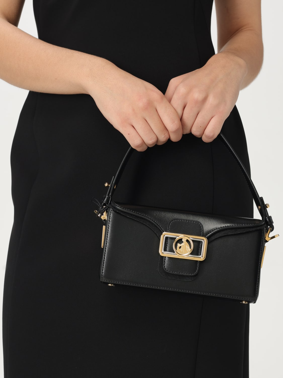 LANVIN BORSA MINI: Borsa Nano Pencil Lanvin in pelle , Nero - Img 2