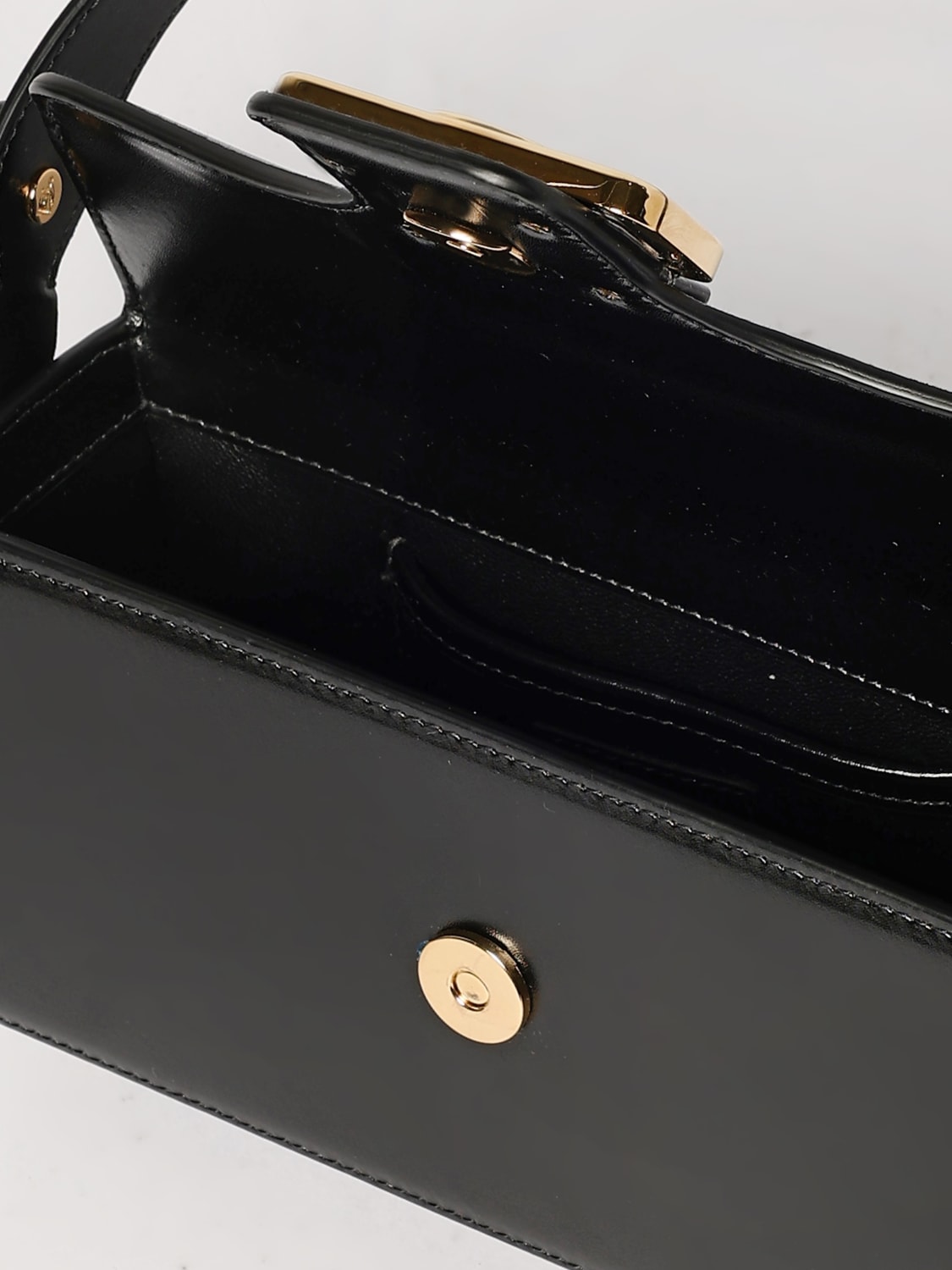 LANVIN BORSA MINI: Borsa Nano Pencil Lanvin in pelle , Nero - Img 5