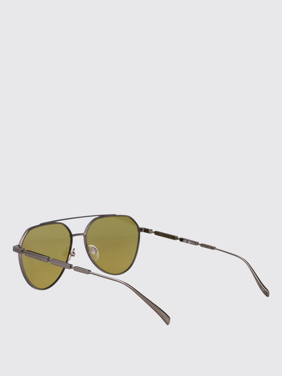 MCQUEEN SUNGLASSES: Sunglasses men McQueen, Yellow - Img 3