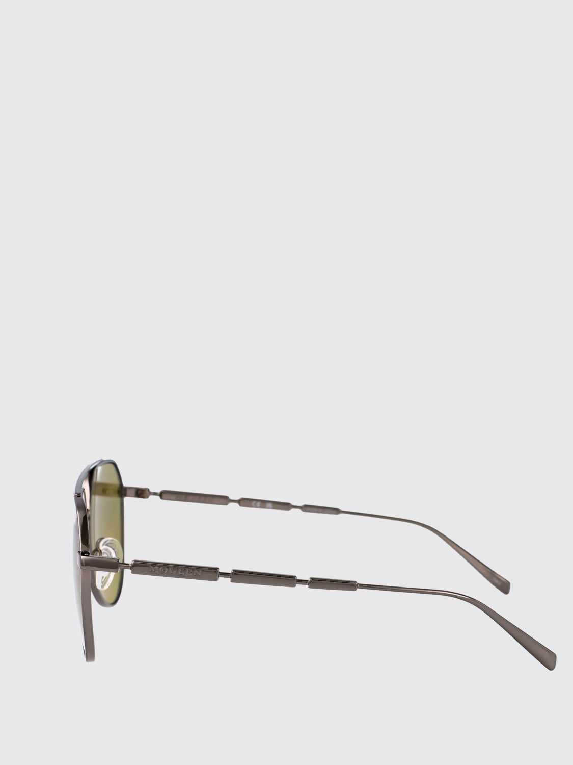 MCQUEEN SUNGLASSES: Sunglasses men McQueen, Yellow - Img 4