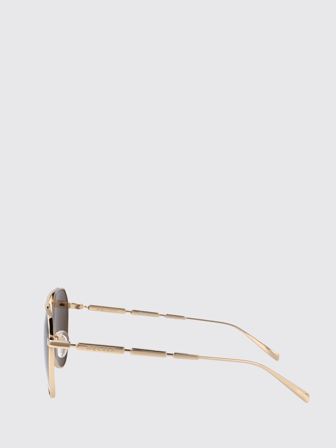 MCQUEEN SUNGLASSES: Sunglasses men McQueen, Gold - Img 4
