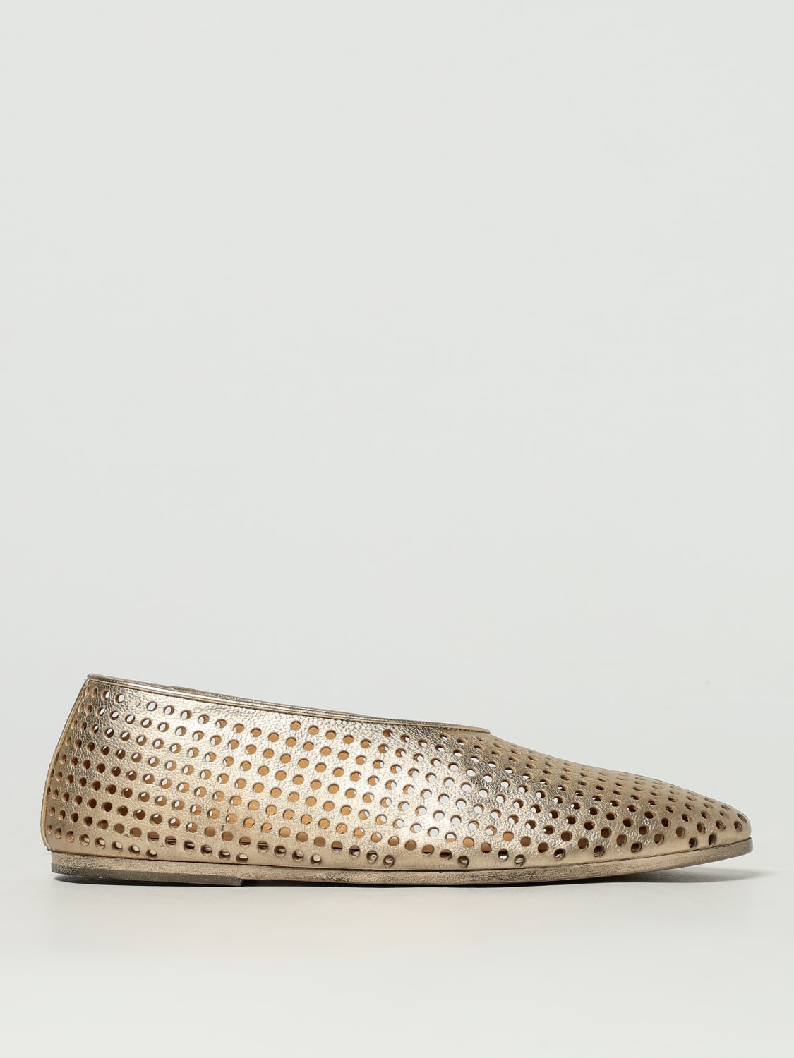 MARSÈLL BALLERINE: Ballerina Coltellaccio Marsèll in pelle traforata, Marrone - Img 1