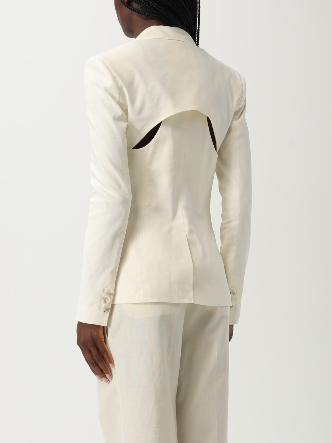アウターその他 PINKO Woman Blazer White 104818A0IM Z07 PINKO: Blazer woman - White | Pinko blazer 104818A0IM online