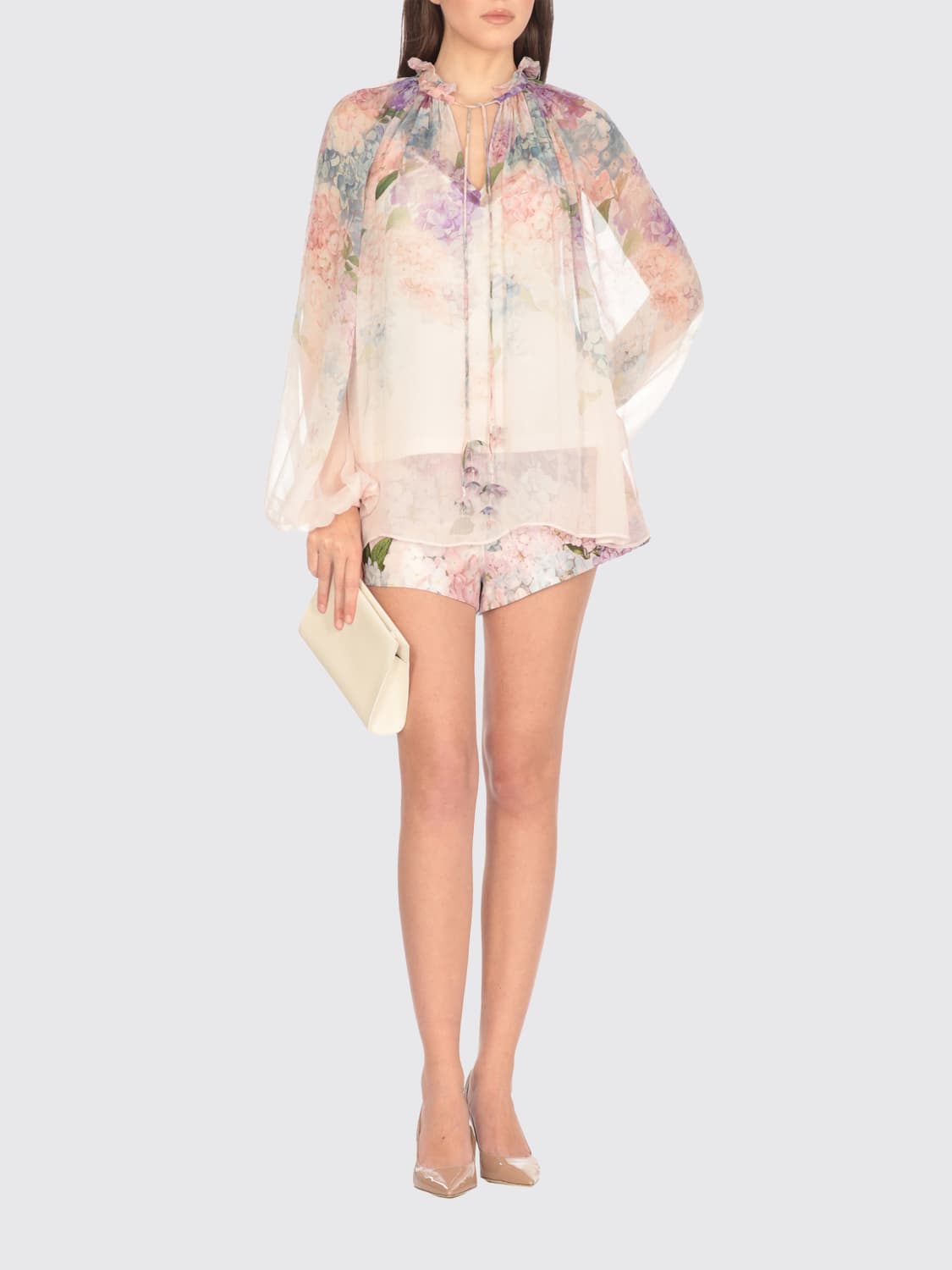 ショートパンツ ZIMMERMANN Woman Short White 4073AS252 MLTHYD ZIMMERMANN: Short woman - White | Zimmermann short 4073AS252