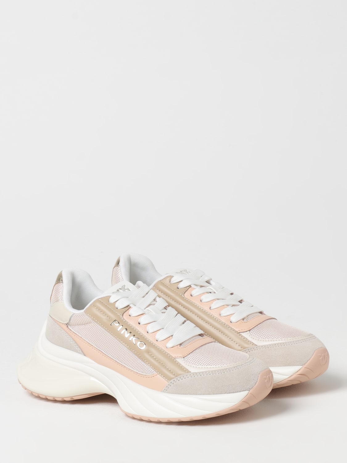 PINKO SNEAKERS: Shoes woman Pinko, Nude - Img 2