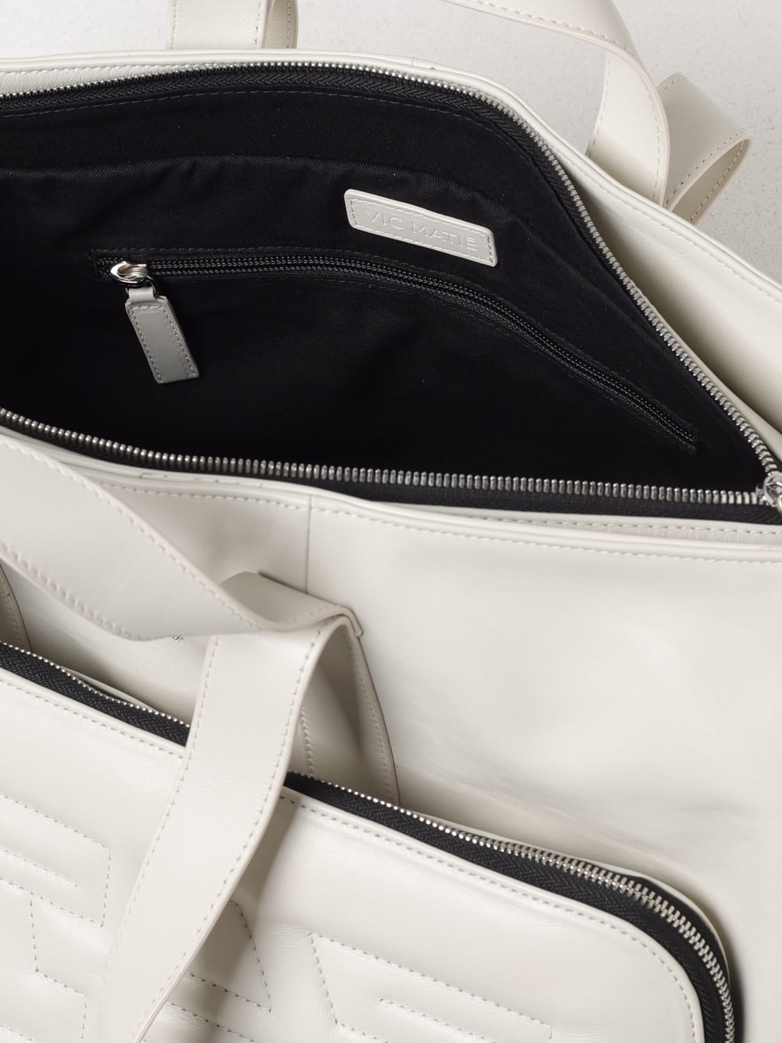 VIC MATIÉ SAC PORTÉ ÉPAULE: Sac bandoulière femme Vic MatiÉ, Blanc - Img 4