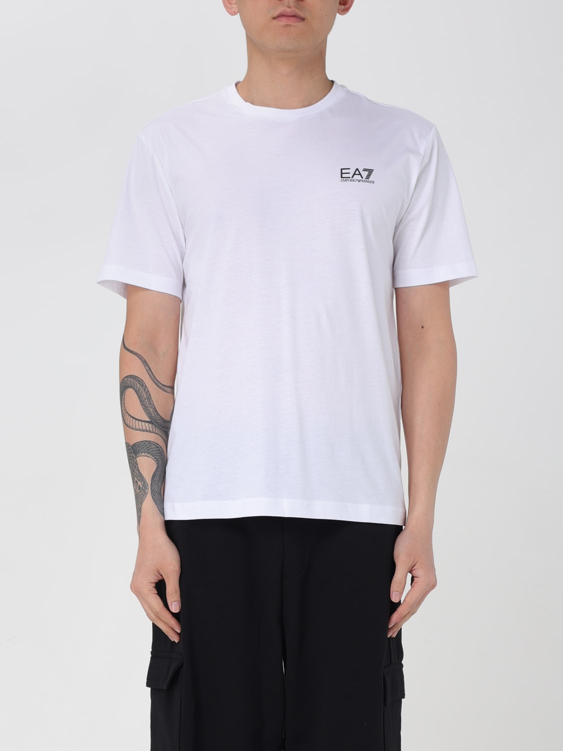 EA7 T-SHIRT: T-shirt men Ea7, White - Img 1