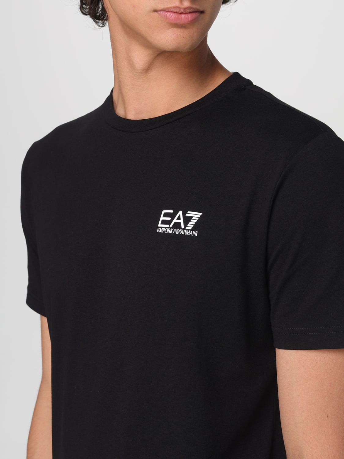EA7 T恤: T恤 男士 Ea7, 黑色 - Img 4