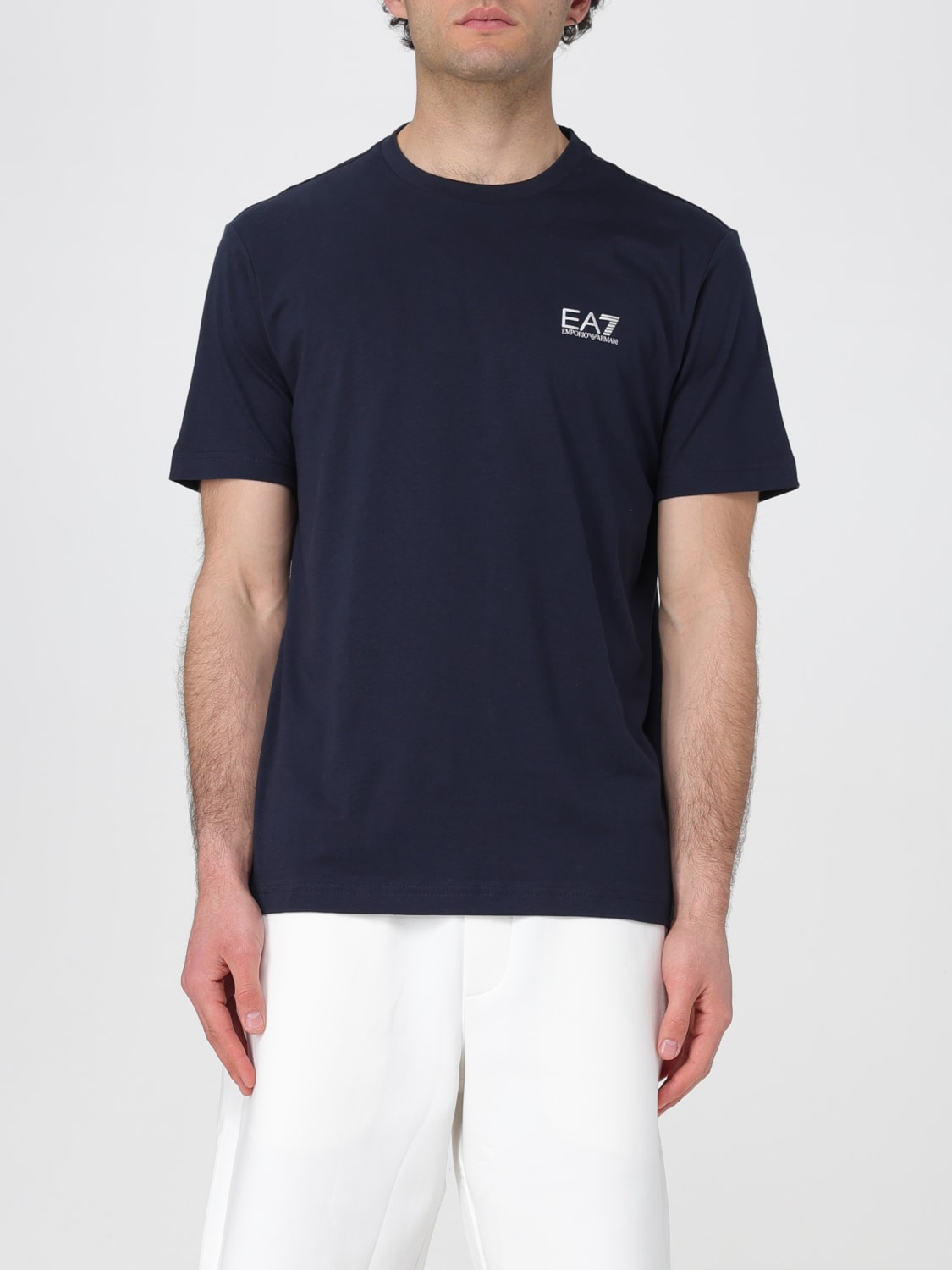 EA7 T-SHIRT: T-shirt men Ea7, Blue - Img 1