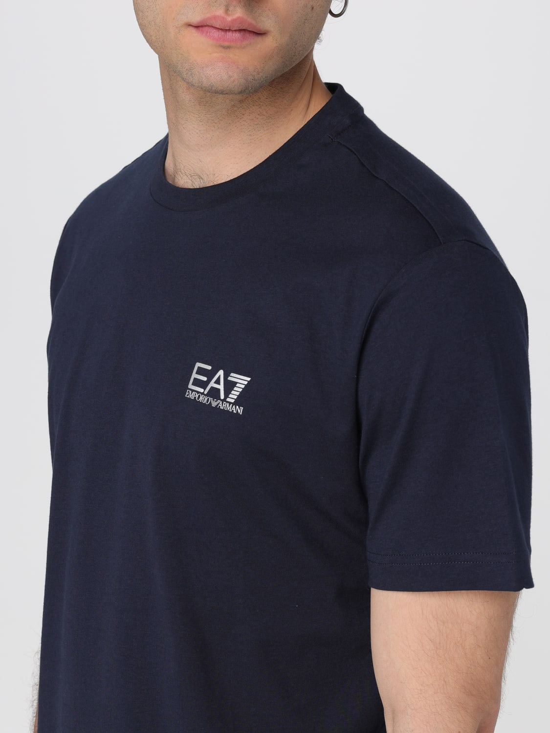 EA7 T-SHIRT: T-shirt men Ea7, Blue - Img 3