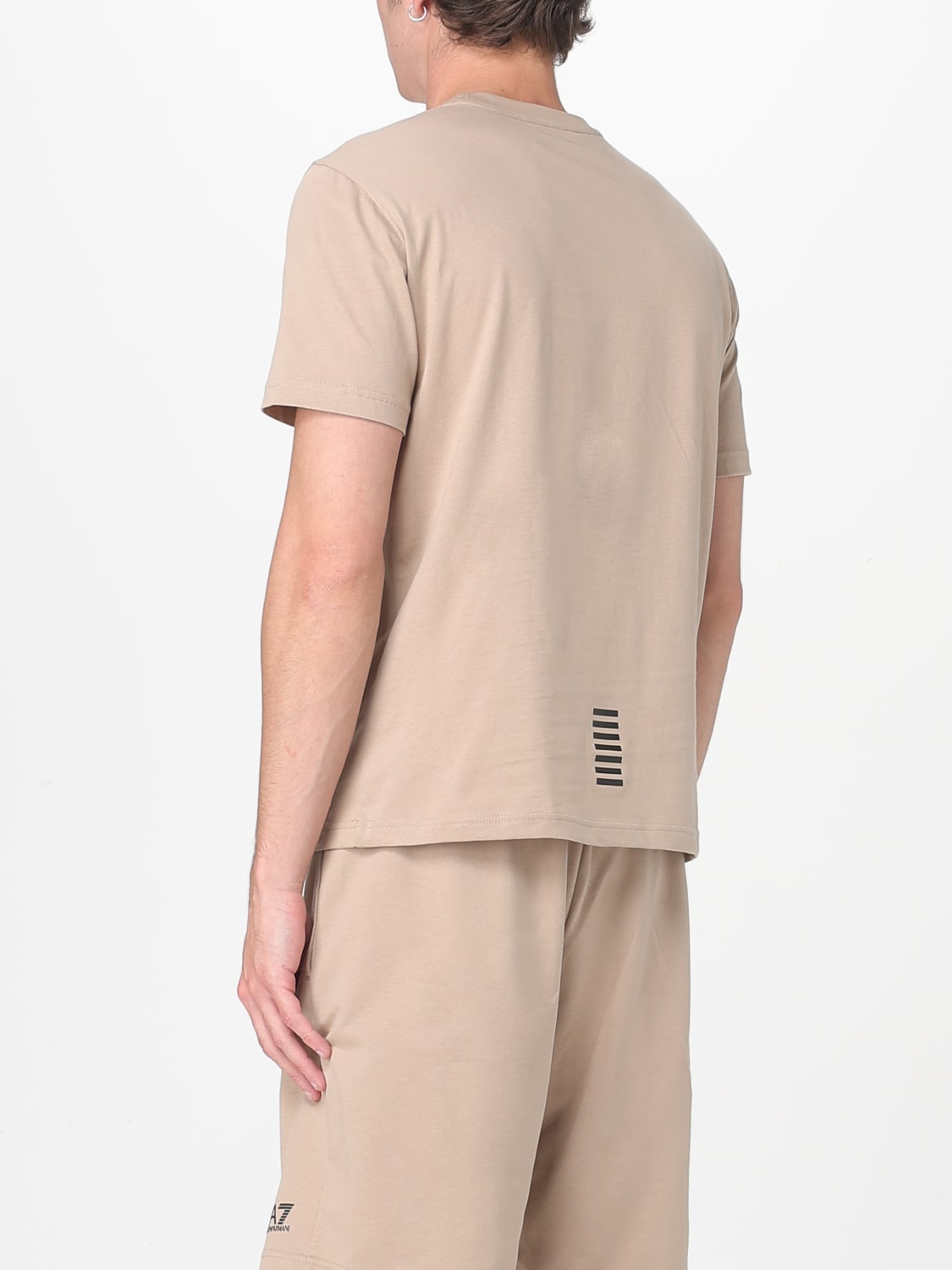 EA7 T-SHIRT: T-shirt men Ea7, Beige - Img 2
