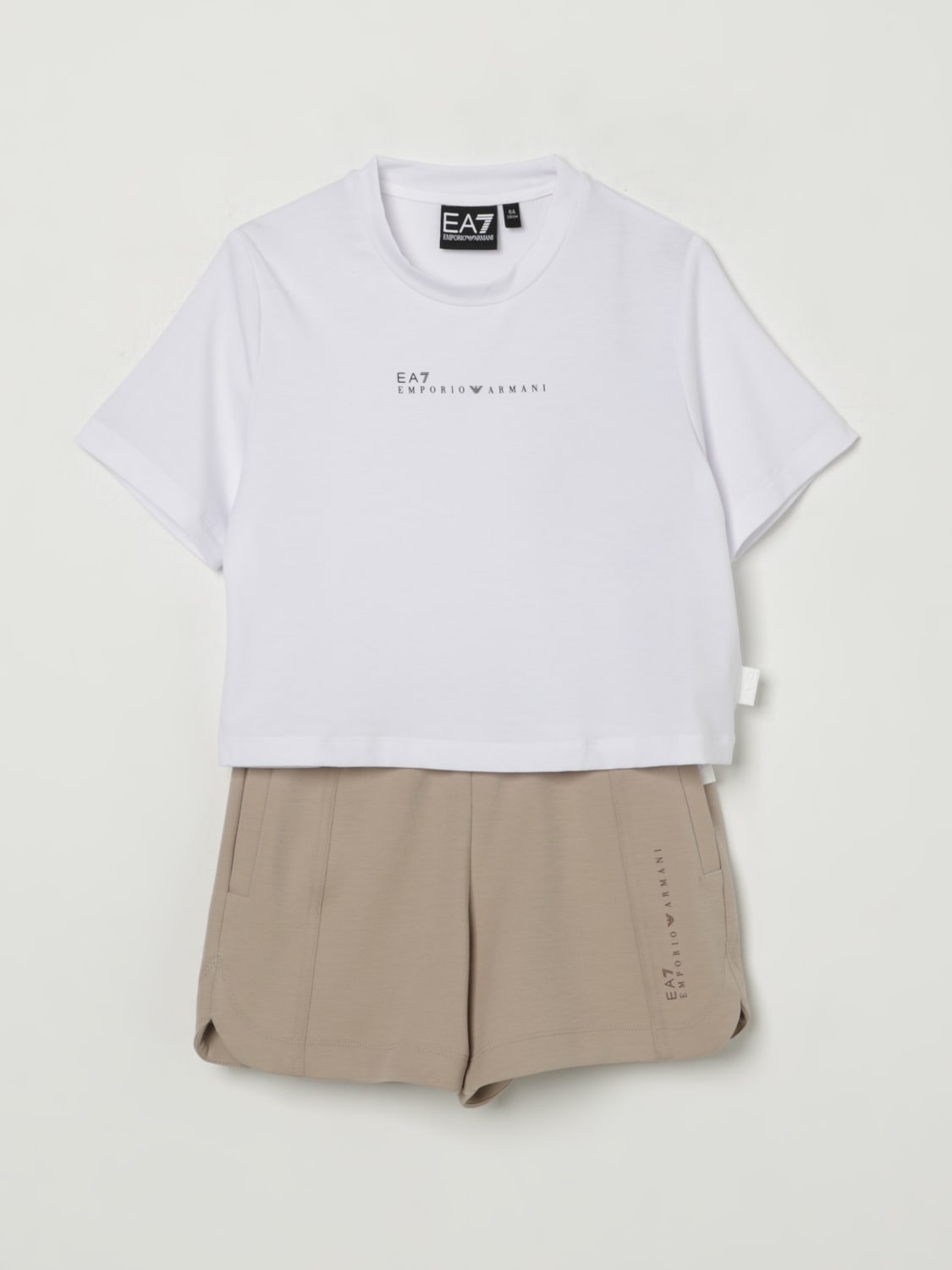 EA7 CLOTHING SET: Tracksuit kids Ea7, White - Img 1