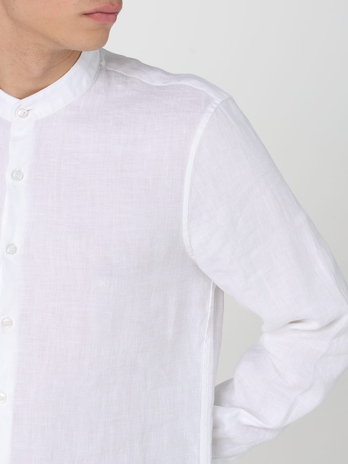 CALVIN KLEIN HEMD: Hemd herren Calvin Klein, Weiß - Img 3
