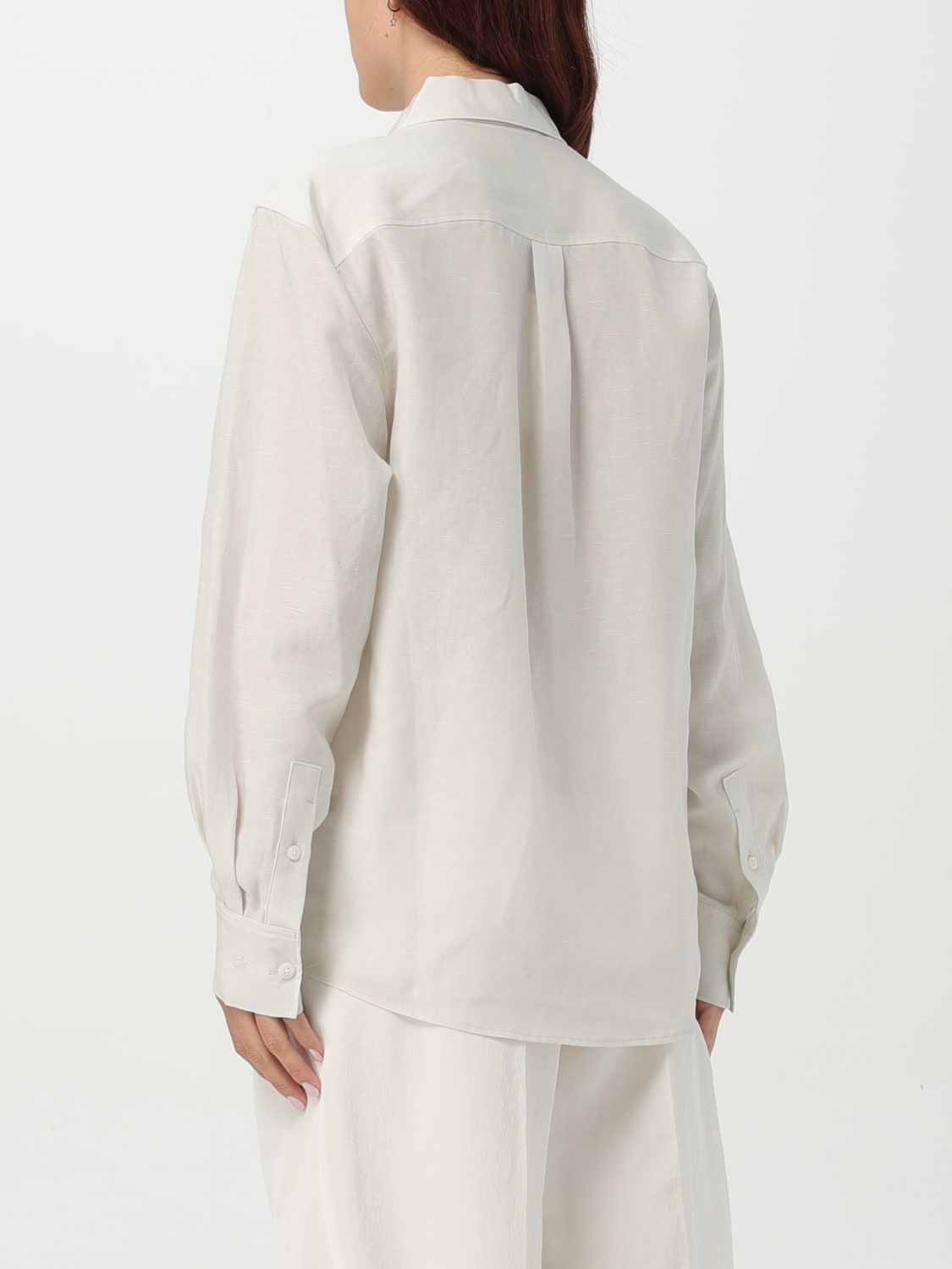CALVIN KLEIN SHIRT: Shirt woman Calvin Klein, White - Img 2