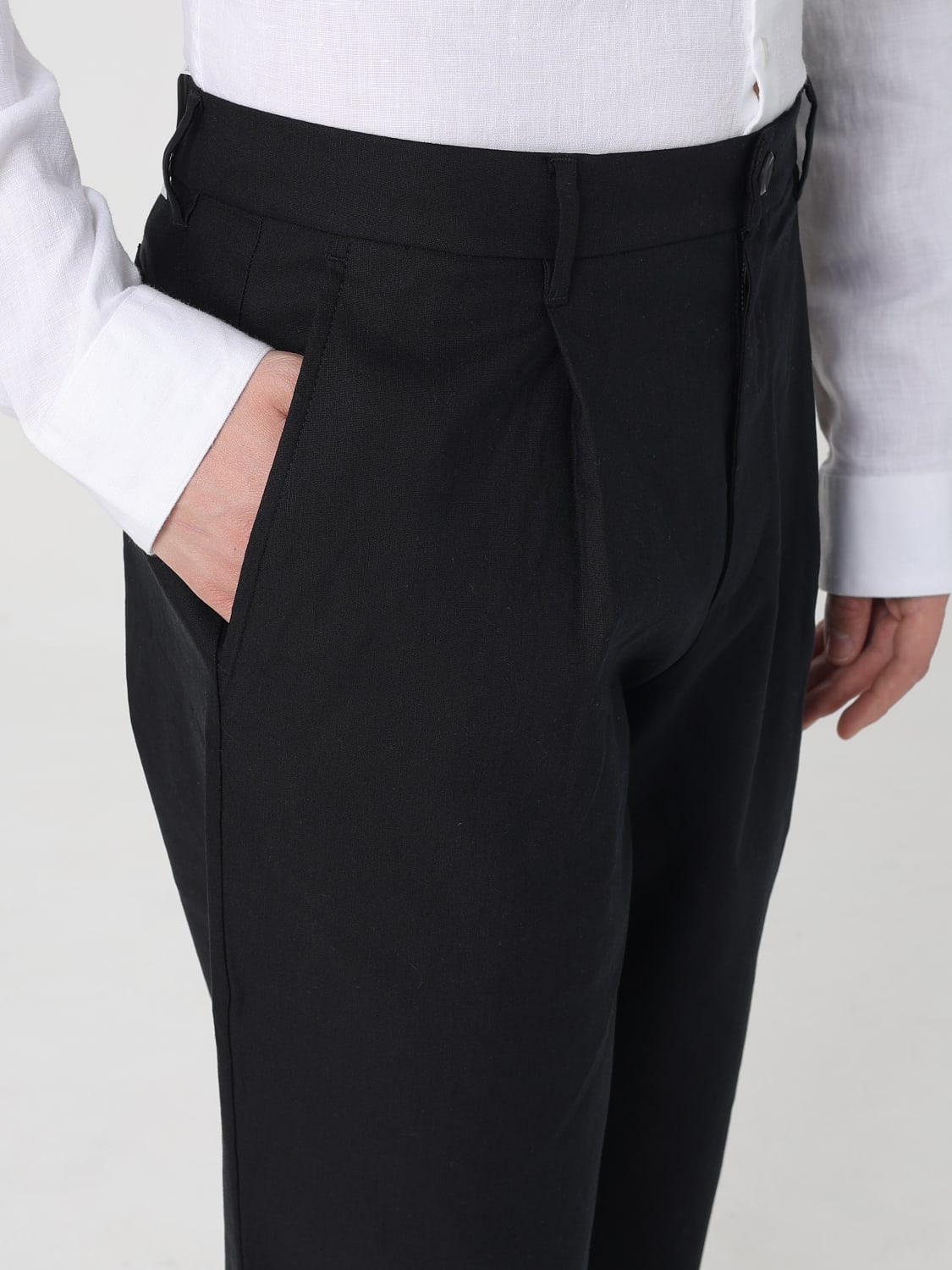 CALVIN KLEIN PANTS: Pants men Calvin Klein, Black - Img 3