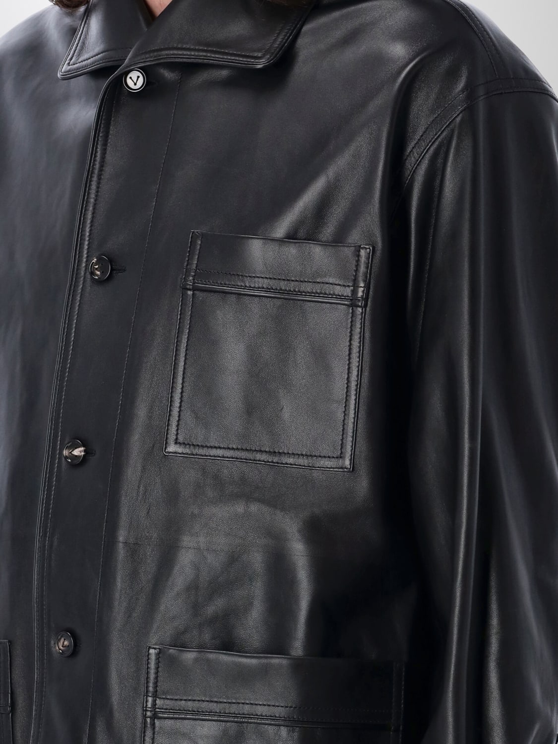 BOTTEGA VENETA JACKET: Jacket men Bottega Veneta, Black - Img 3