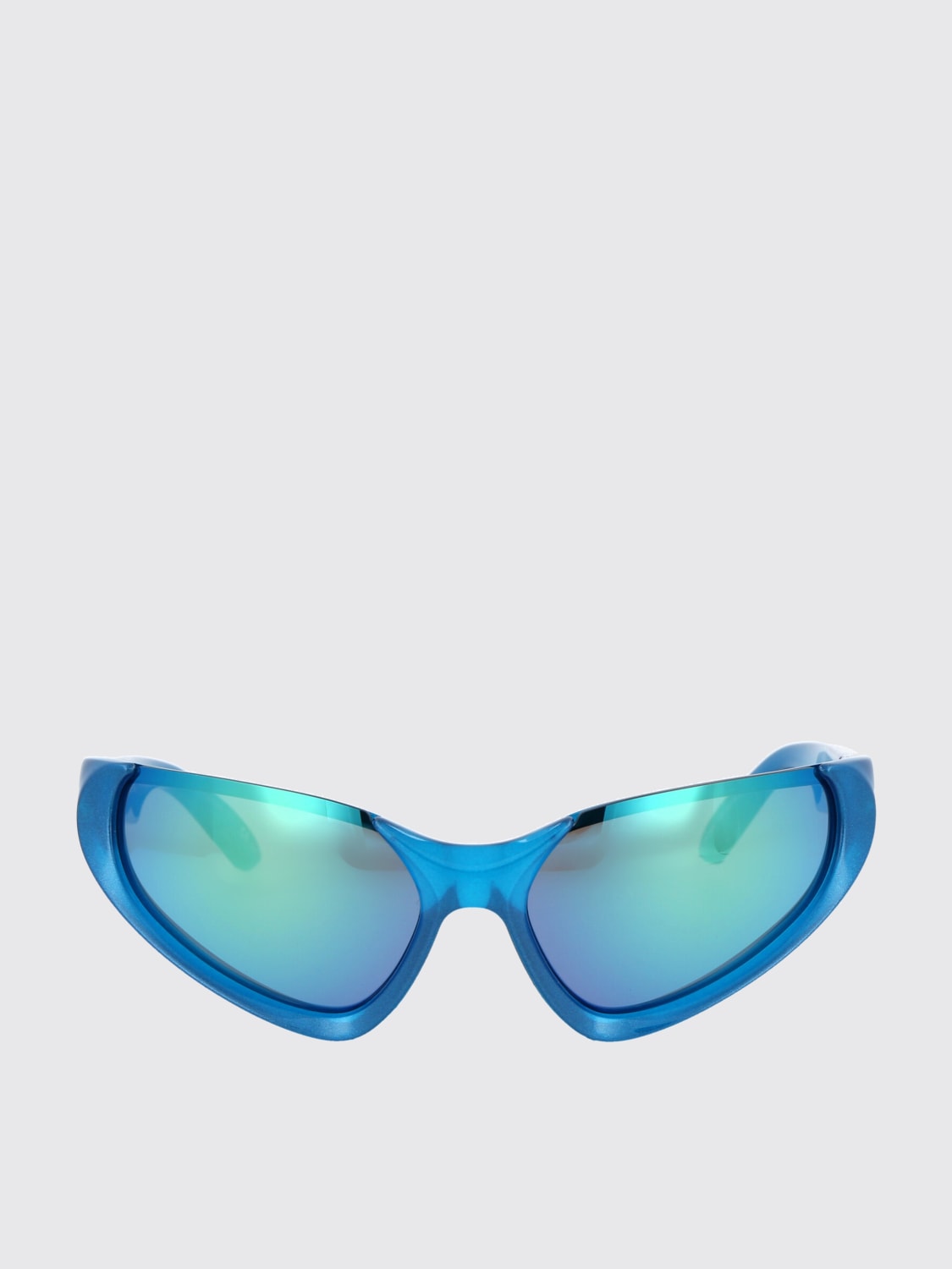 BALENCIAGA OCCHIALI DA SOLE: Occhiali da sole BB0202S Balenciaga in acetato , Blue - Img 2