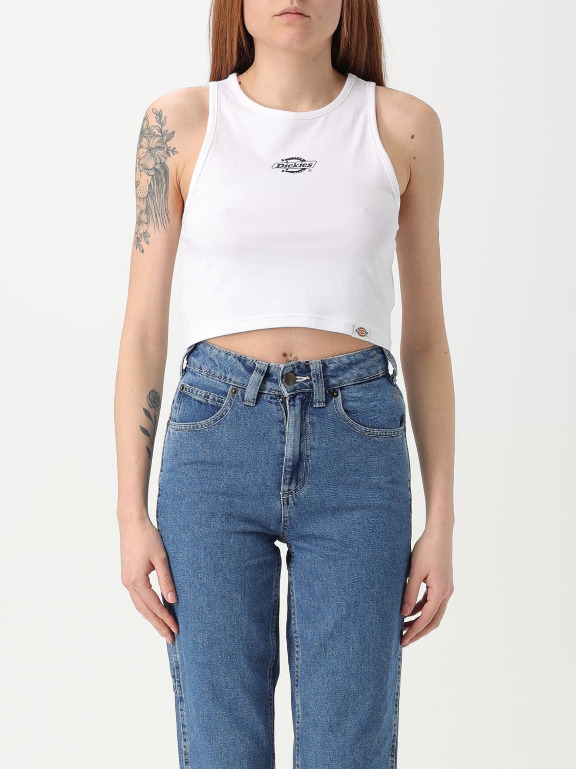 DICKIES TOP: Camiseta mujer Dickies, Blanco - Img 1