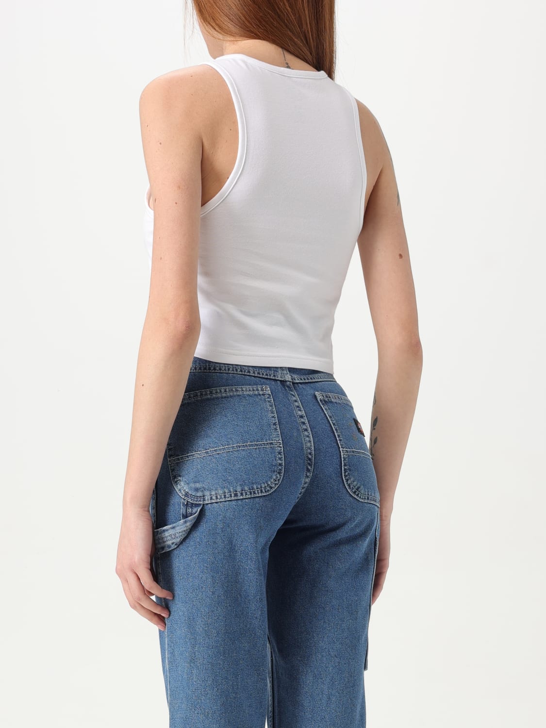 DICKIES TOP: Camiseta mujer Dickies, Blanco - Img 3