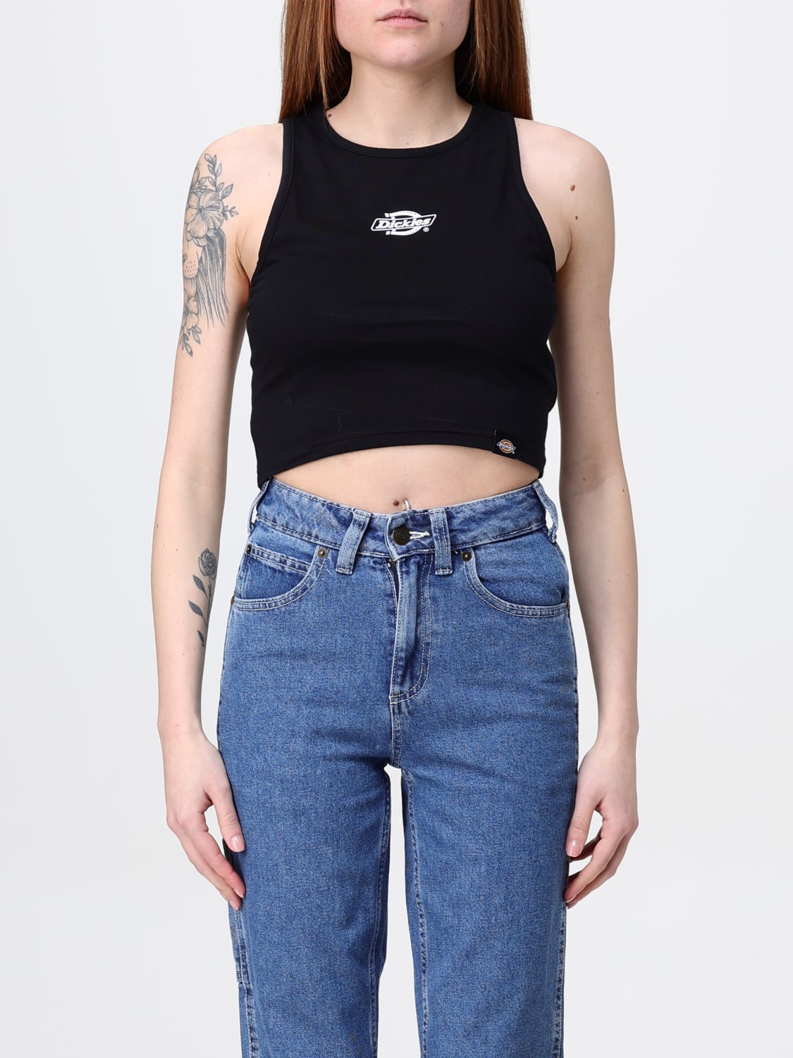 DICKIES TOP: Dickies cotton tank top, Black - Img 1