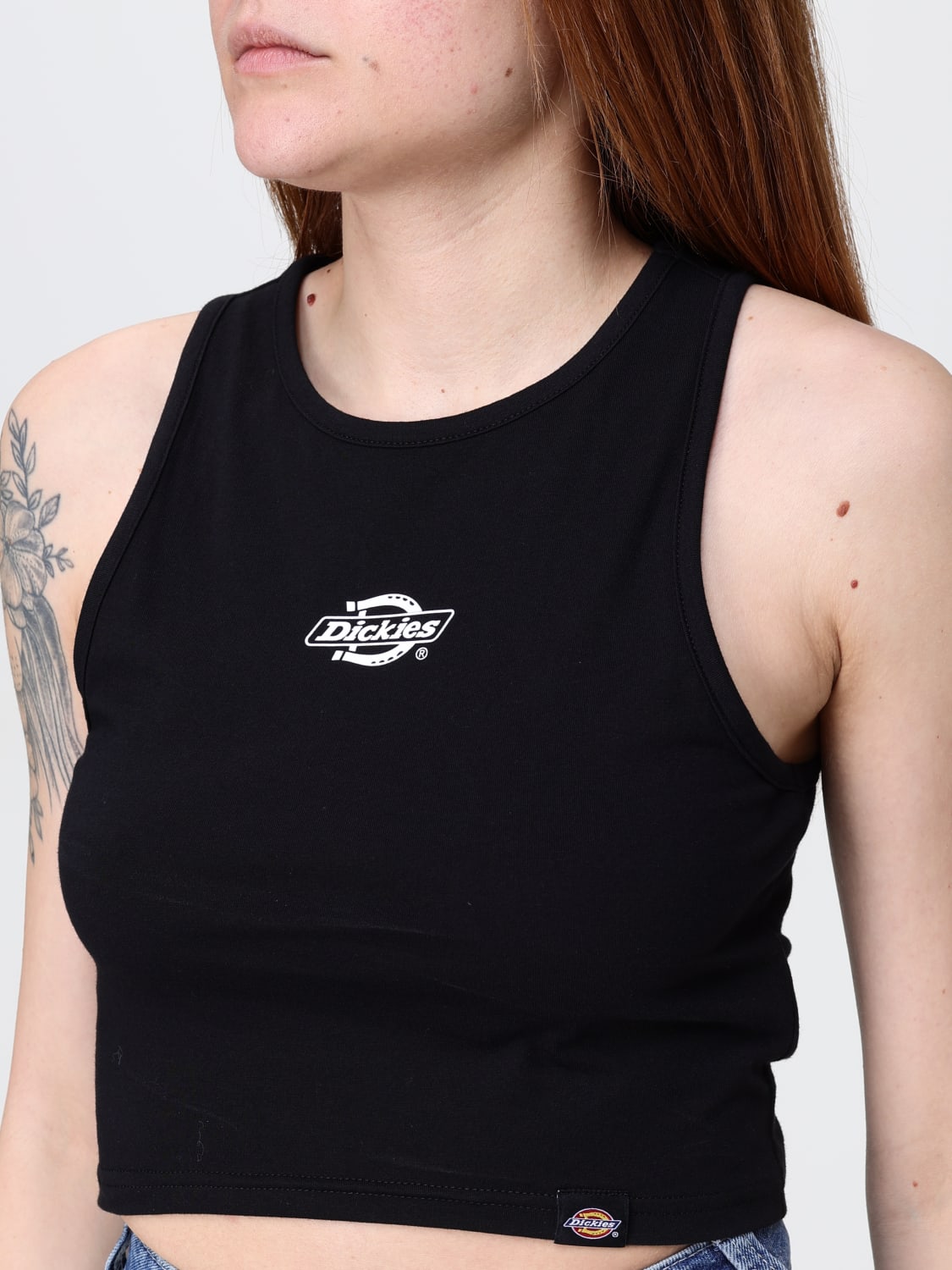 DICKIES TOP: Dickies cotton tank top, Black - Img 4