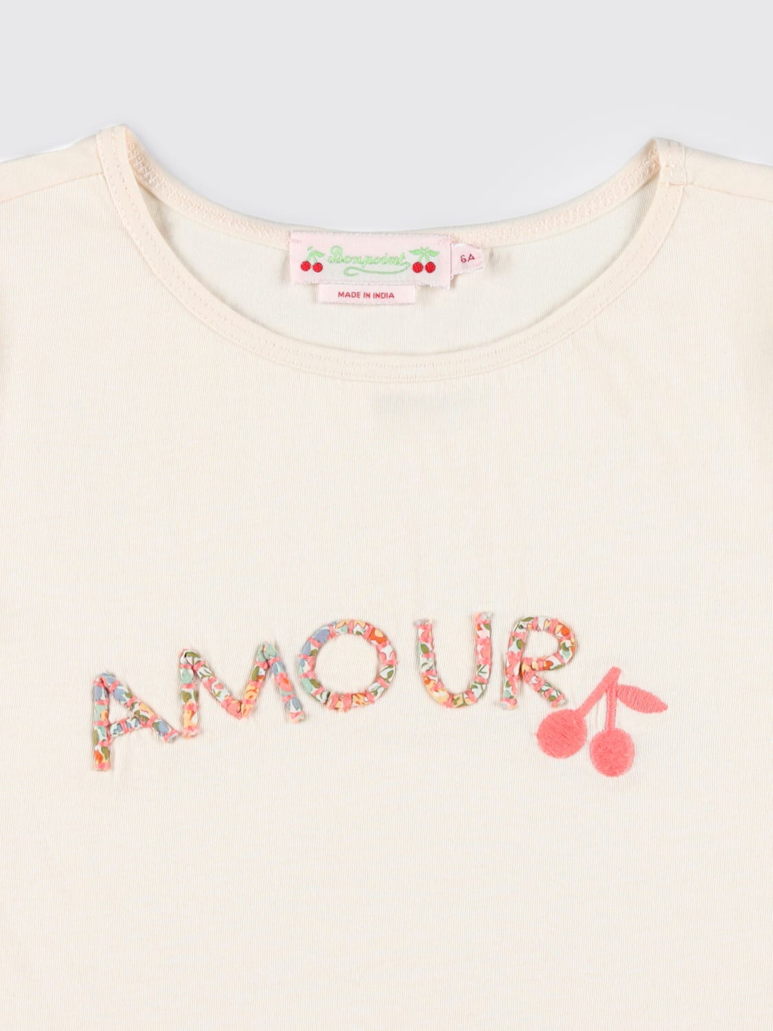 BONPOINT T-SHIRT: T-shirt kids Bonpoint, White - Img 3