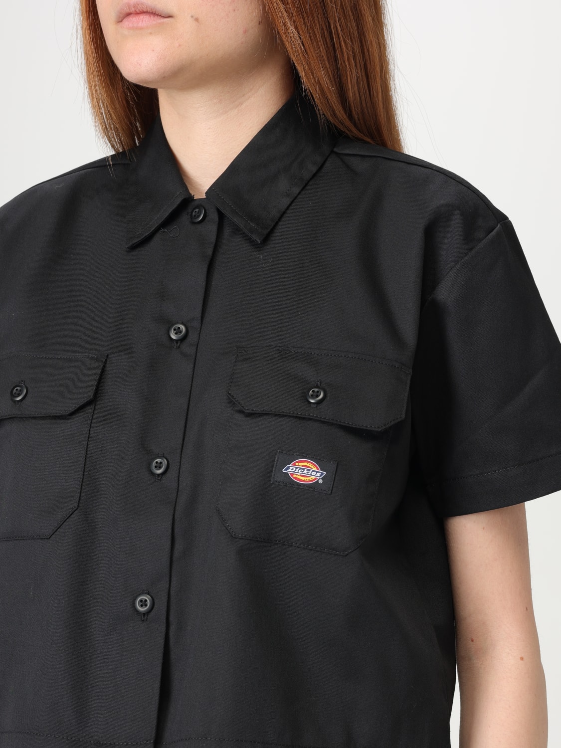 DICKIES HEMDBLUSE: Hemdbluse damen Dickies, Schwarz - Img 4