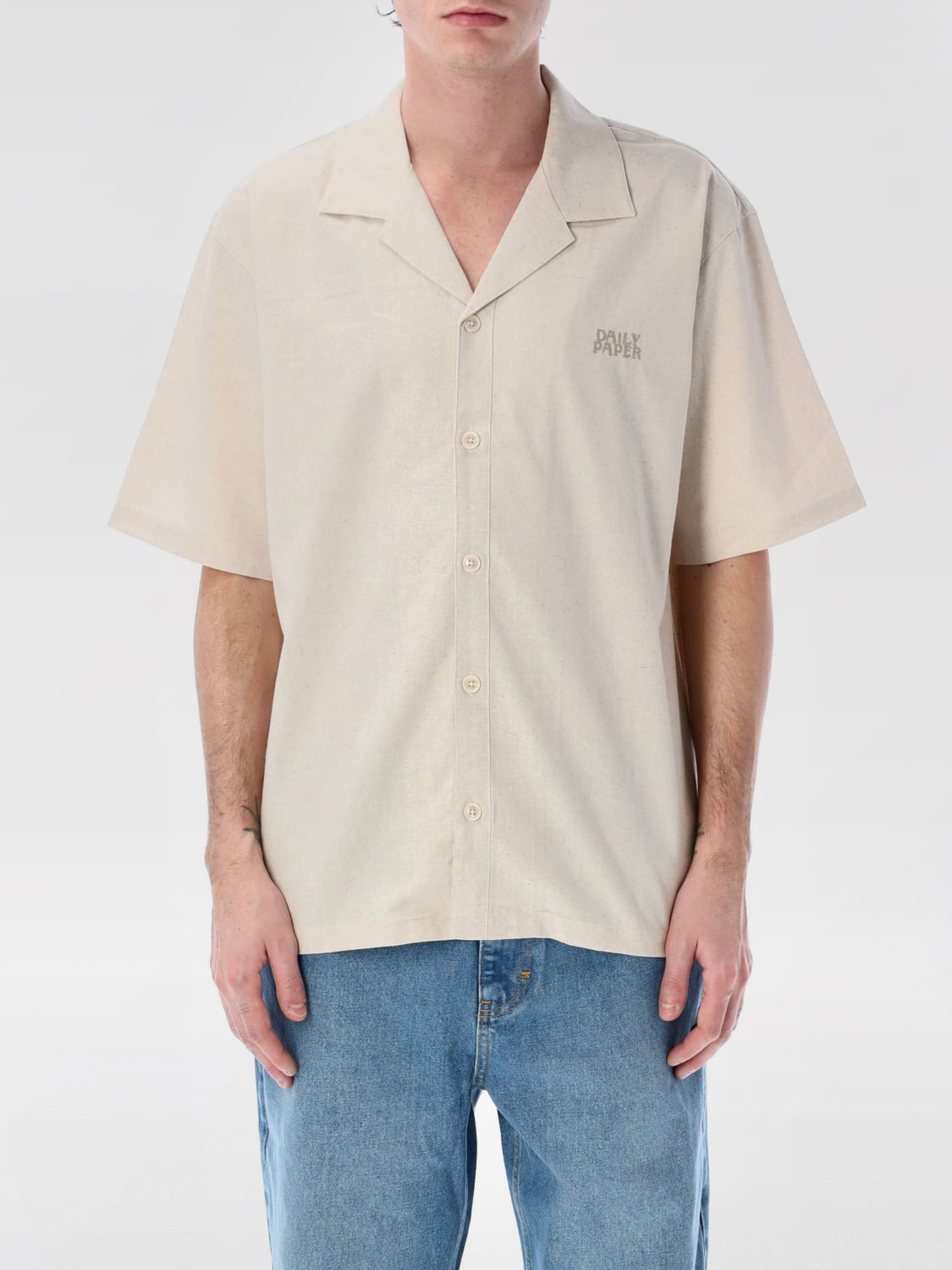 DAILY PAPER: T-shirt men - Beige | Daily Paper shirt 2511123