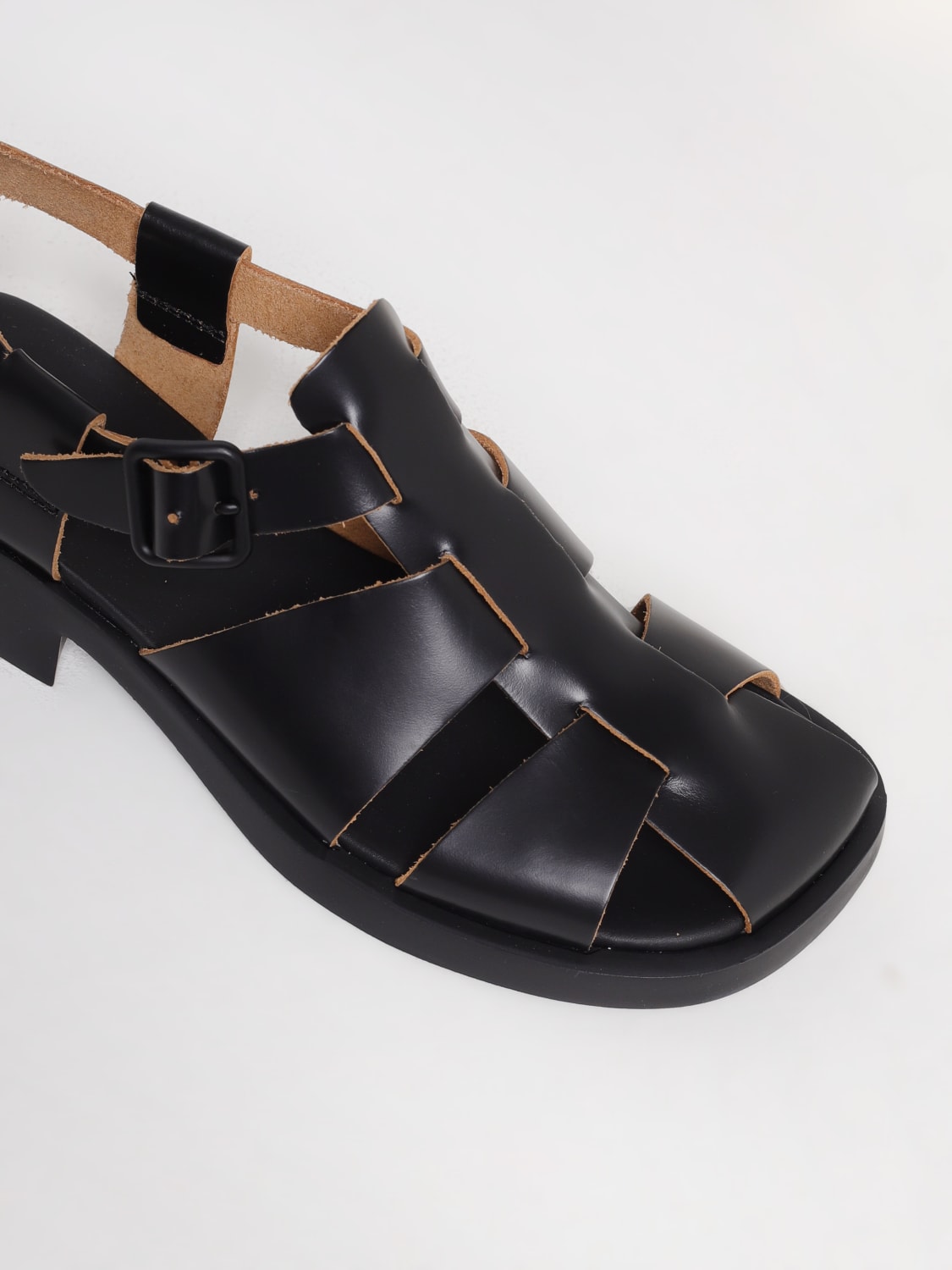 CAMPER: Flat sandals woman - Black | Camper flat sandals