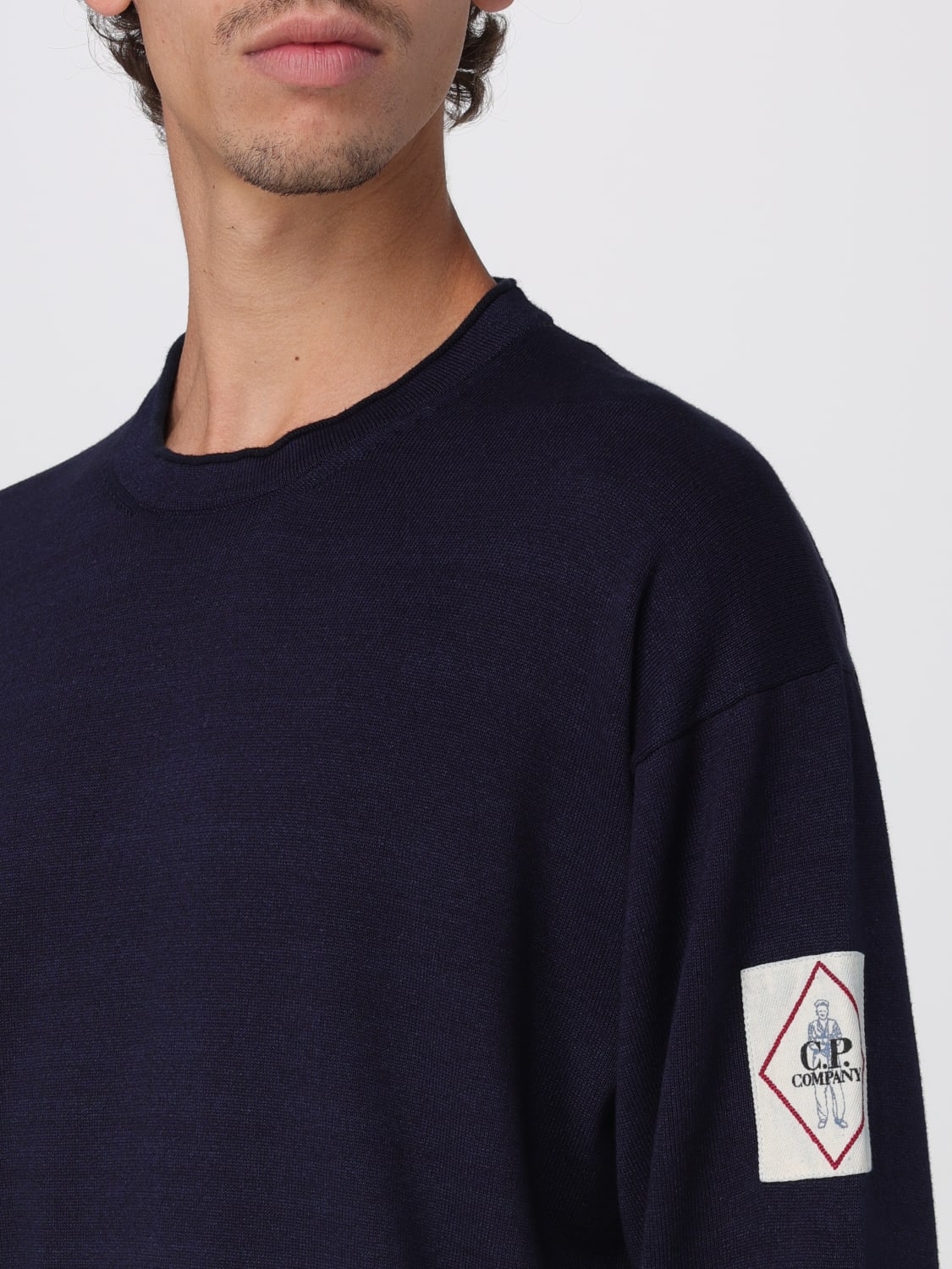 C.P. COMPANY PULL: Pull homme C.P. Company, Bleu - Img 4