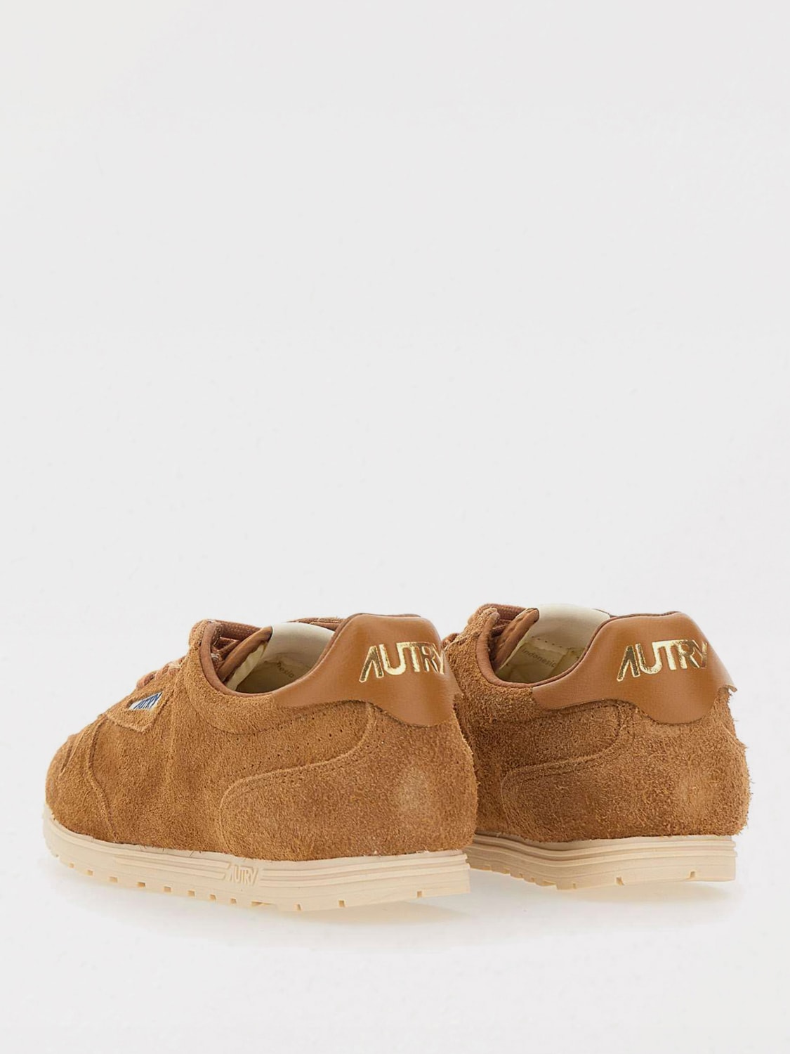 【関税&送料込】AUTRY Sneakers Brown Autry Medalist Low Sneakers In White And Amazon Leather And