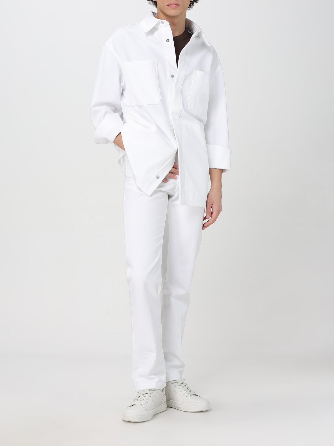 FENDI HEMD: Pullover herren Fendi, Weiß - Img 2