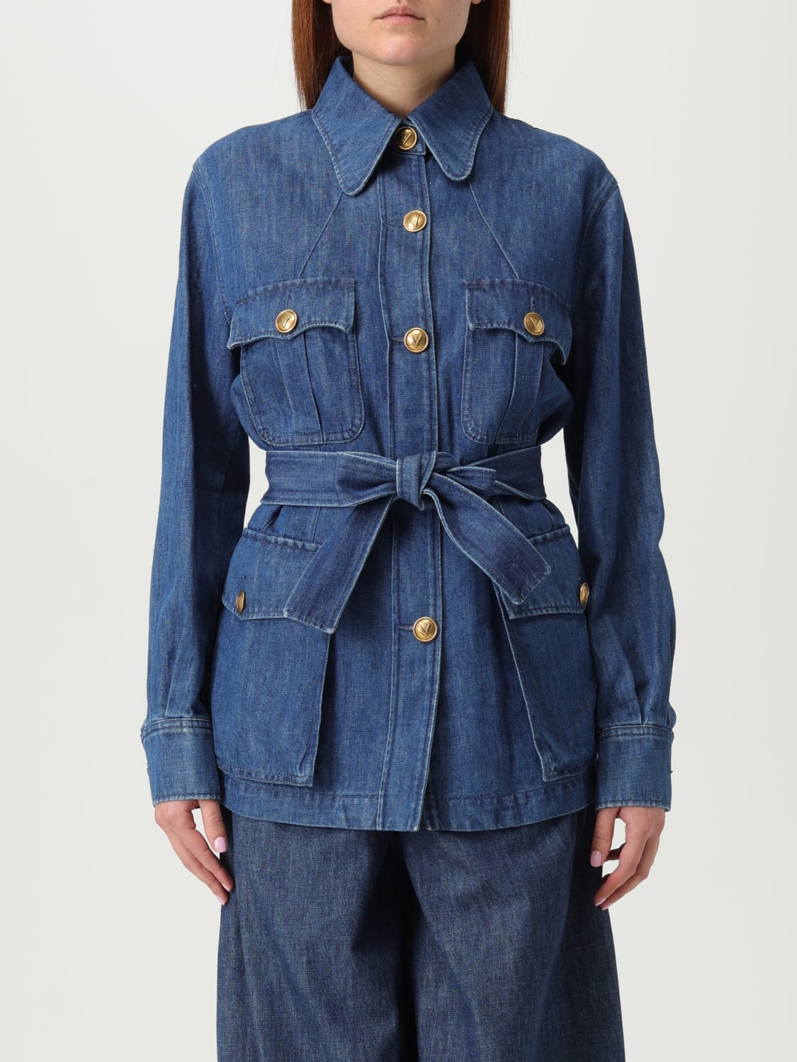 VALENTINO SHIRT: T-shirt woman Valentino, Blue - Img 1